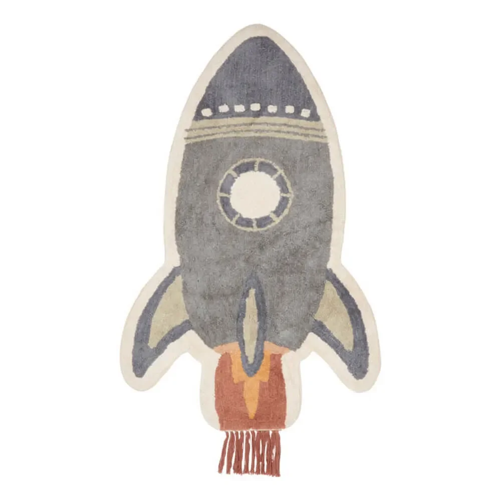 Little Dutch Teppich Space Rakete 80 x 130 cm
