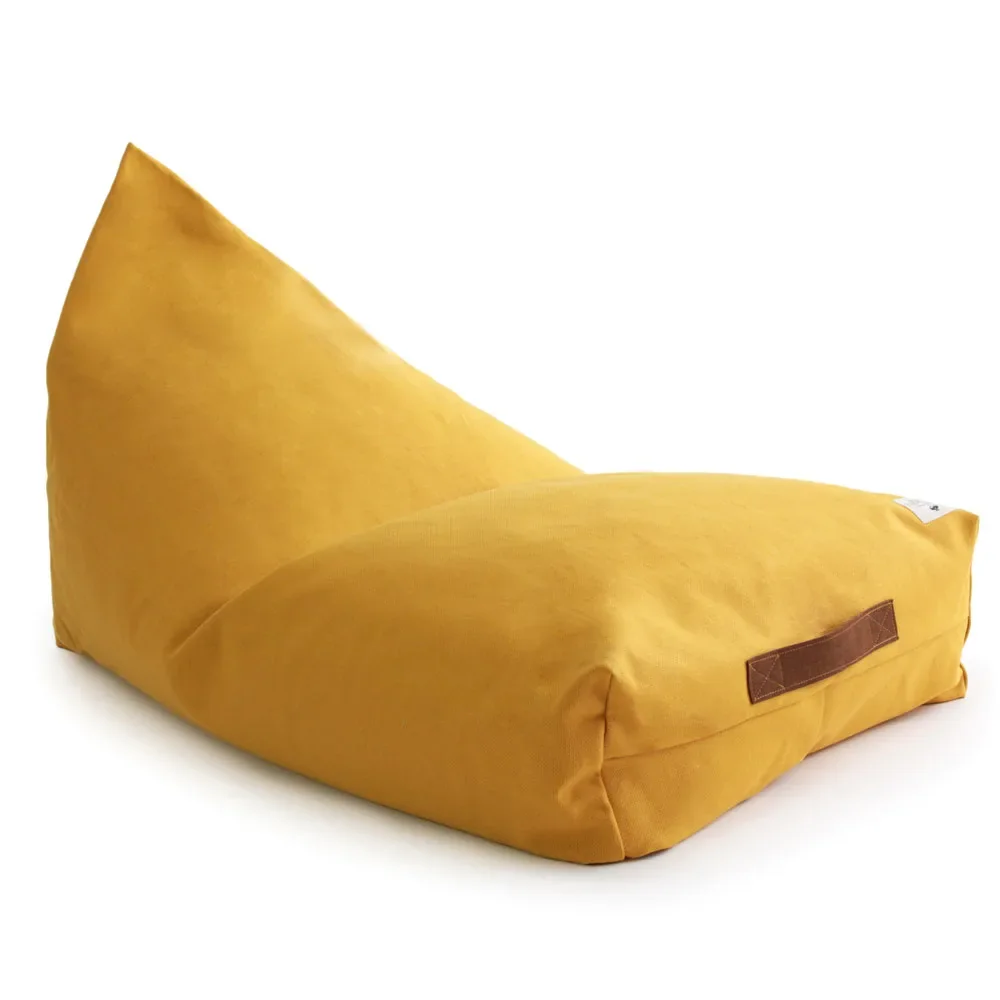 Nobodinoz Bean Bag / Seat Cushion Oasis Farniente yellow