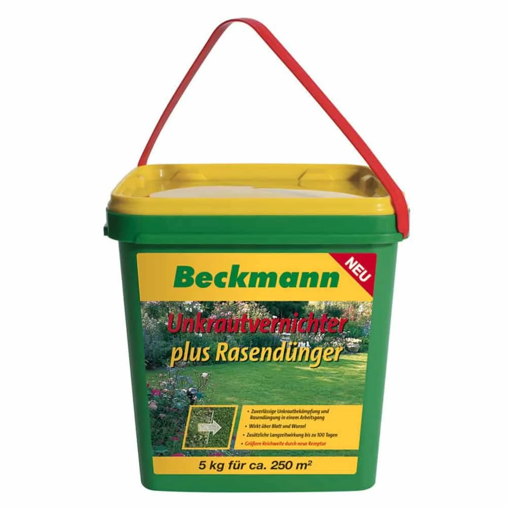 "5 kg Lawn Fertilizer with Weed Killer + Long-term Effect for approx. 250 m² image"