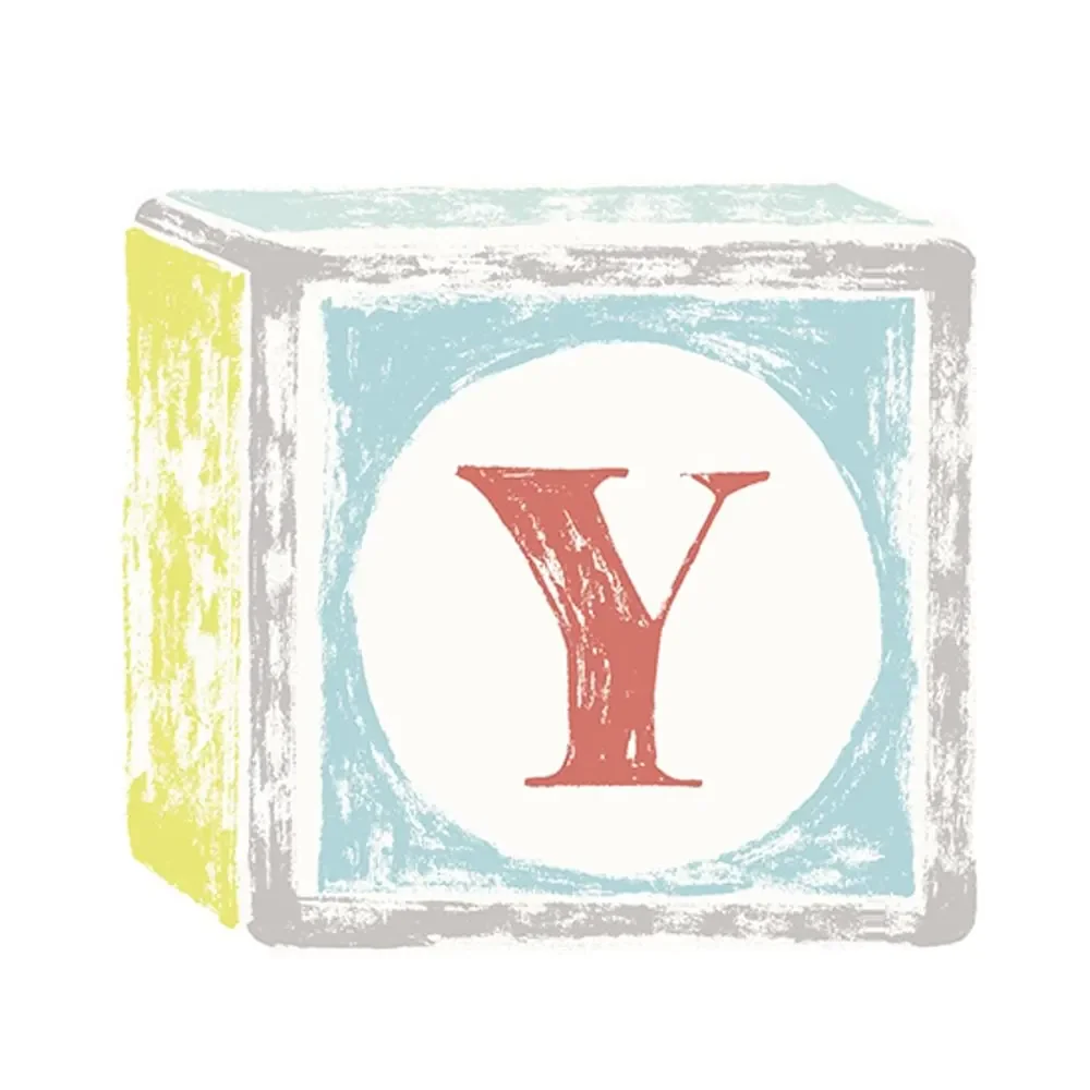 "Lilipinso sticker letter on play cubes y image"