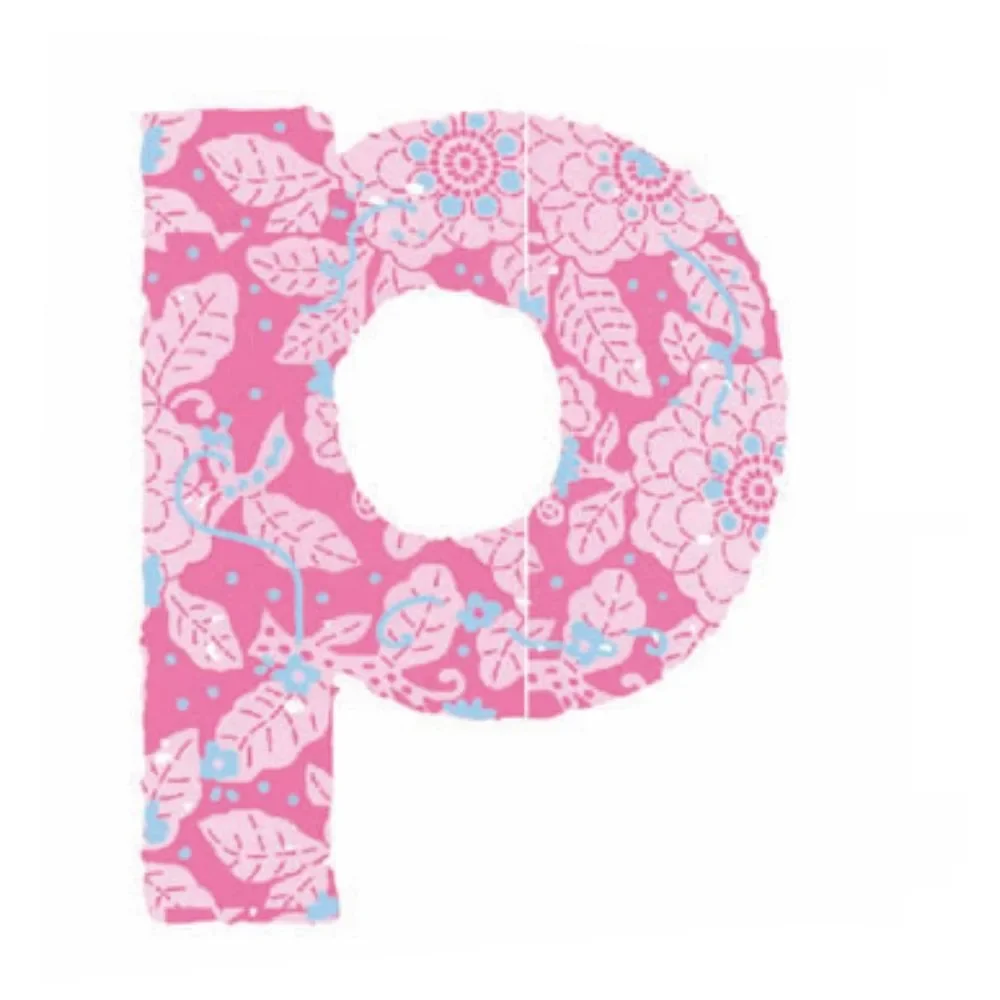 Lilipinso sticker pink letter p