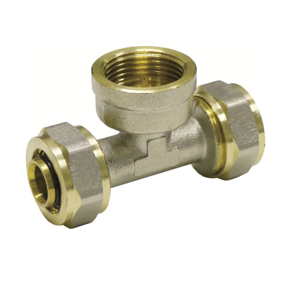 "Threaded T-Fitting, 20mm, 1/2 inch, Plumbing, Heating Installation image"