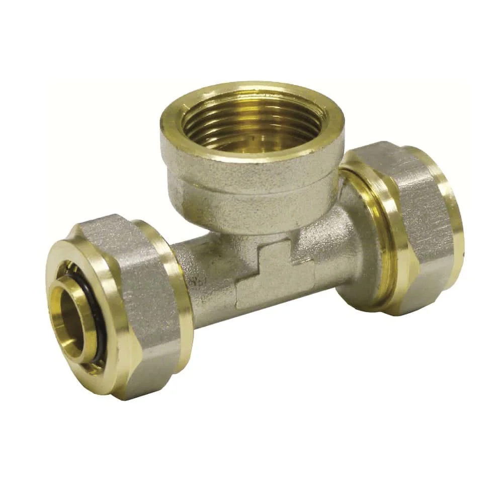 32mm Screw Fitting T-Piece for Heating and Plumbing