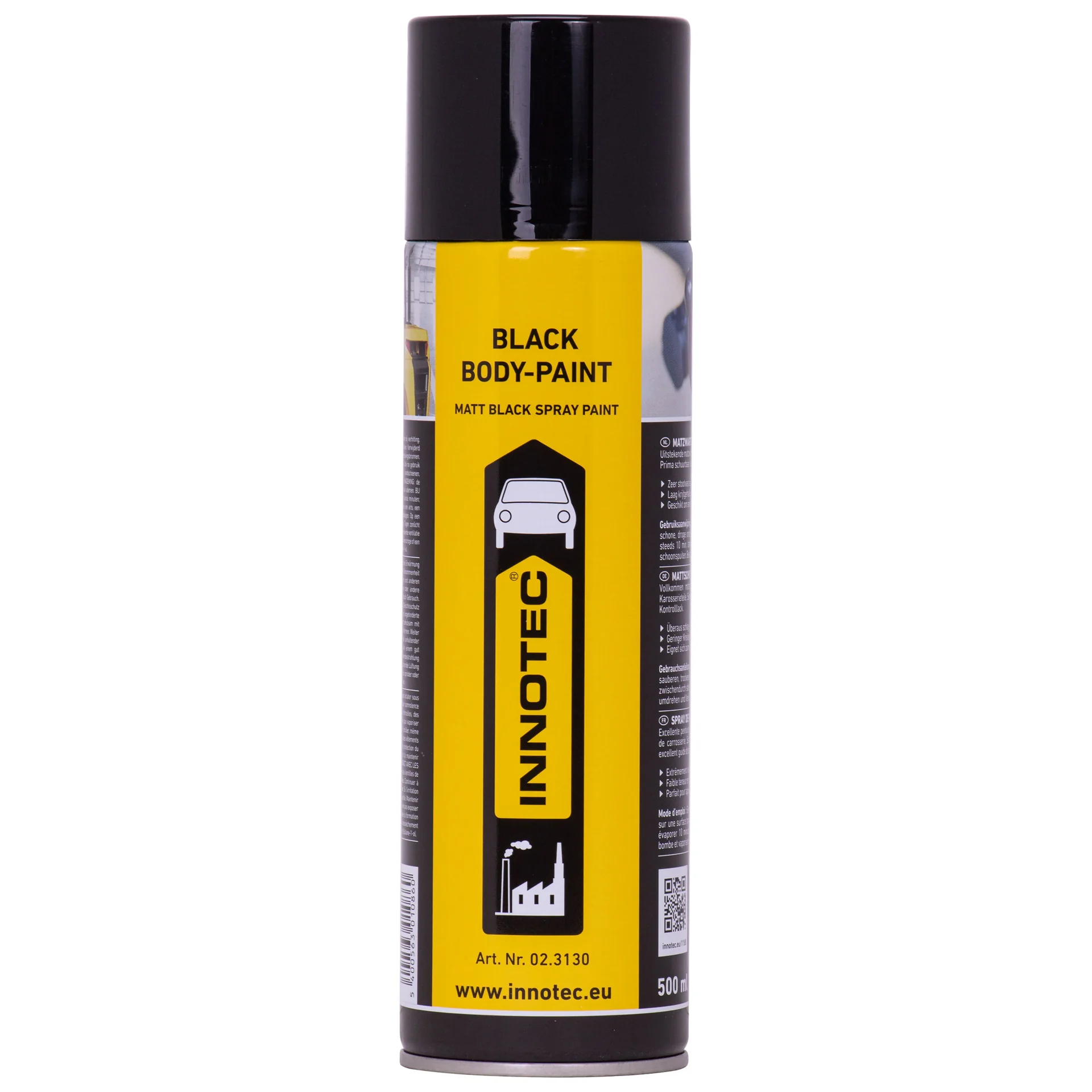 "Matte Black Paint, Black Body Paint 500 ml, Matte Black Spray Paint, Car Body Paint image"