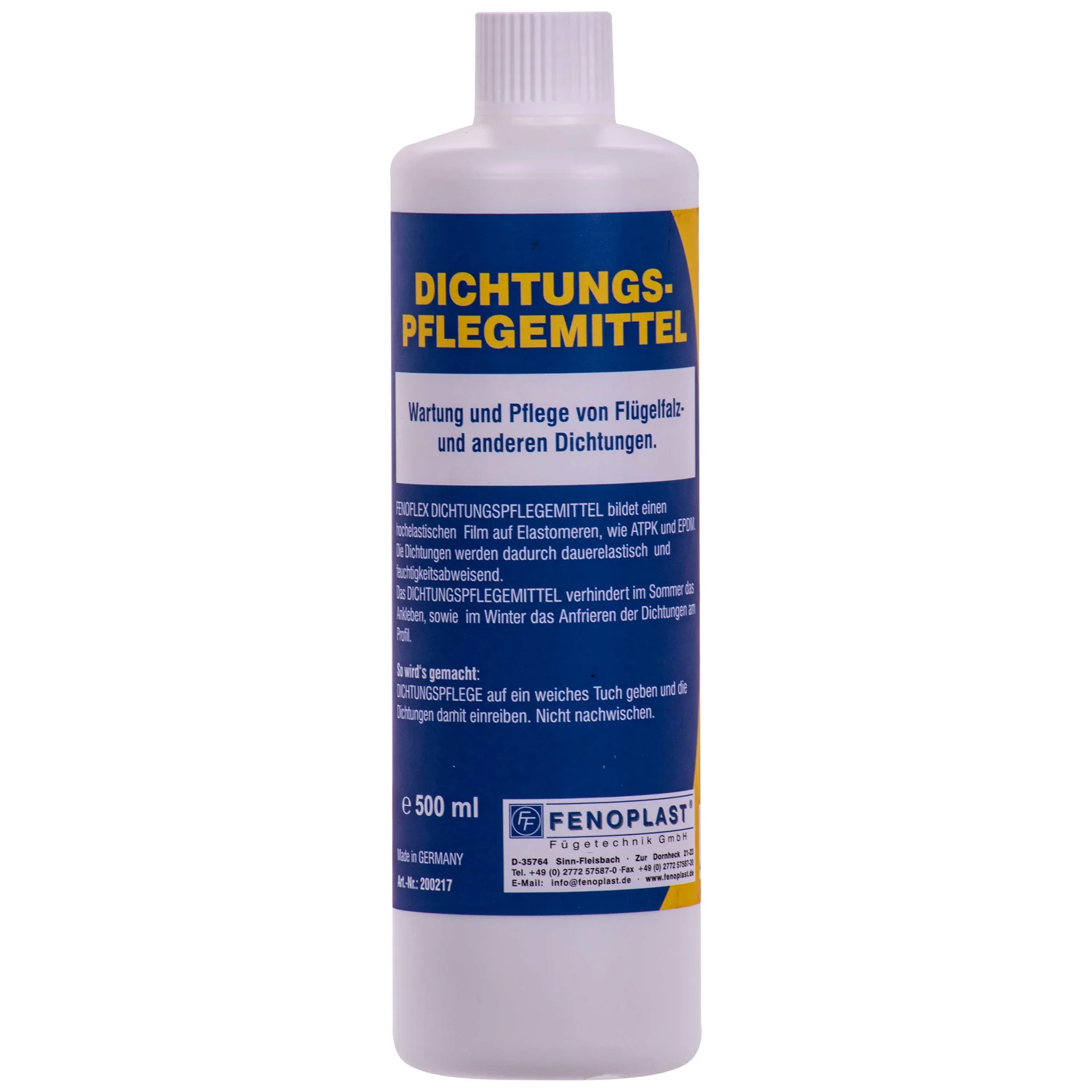 "Rubber seal lubricant, 500ml, rubber seal conditioner, rubber protectant image"