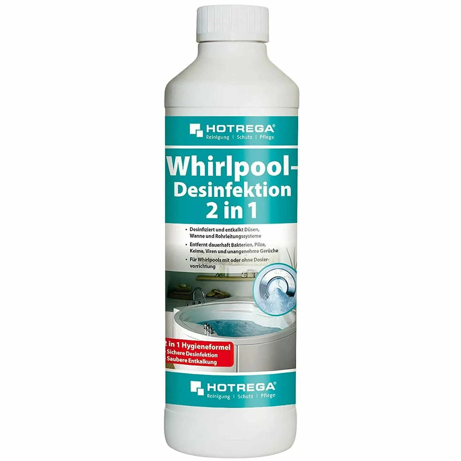 "Hot Tub Sanitizer, Whirlpool Sanitizer, 500 ml Concentrate, Hot Tub Cleaner image"