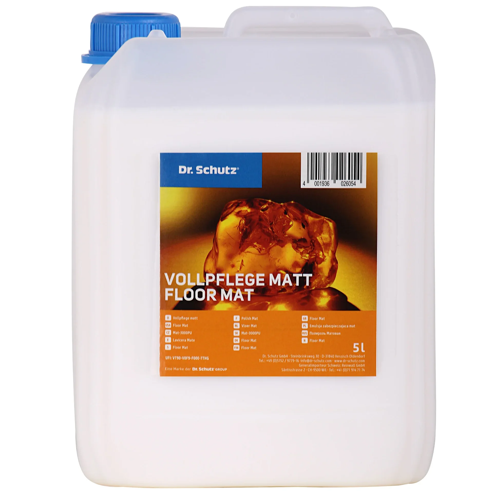 "Matte Floor Cleaner, 5 Liter, matte floor care, for 100m² image"