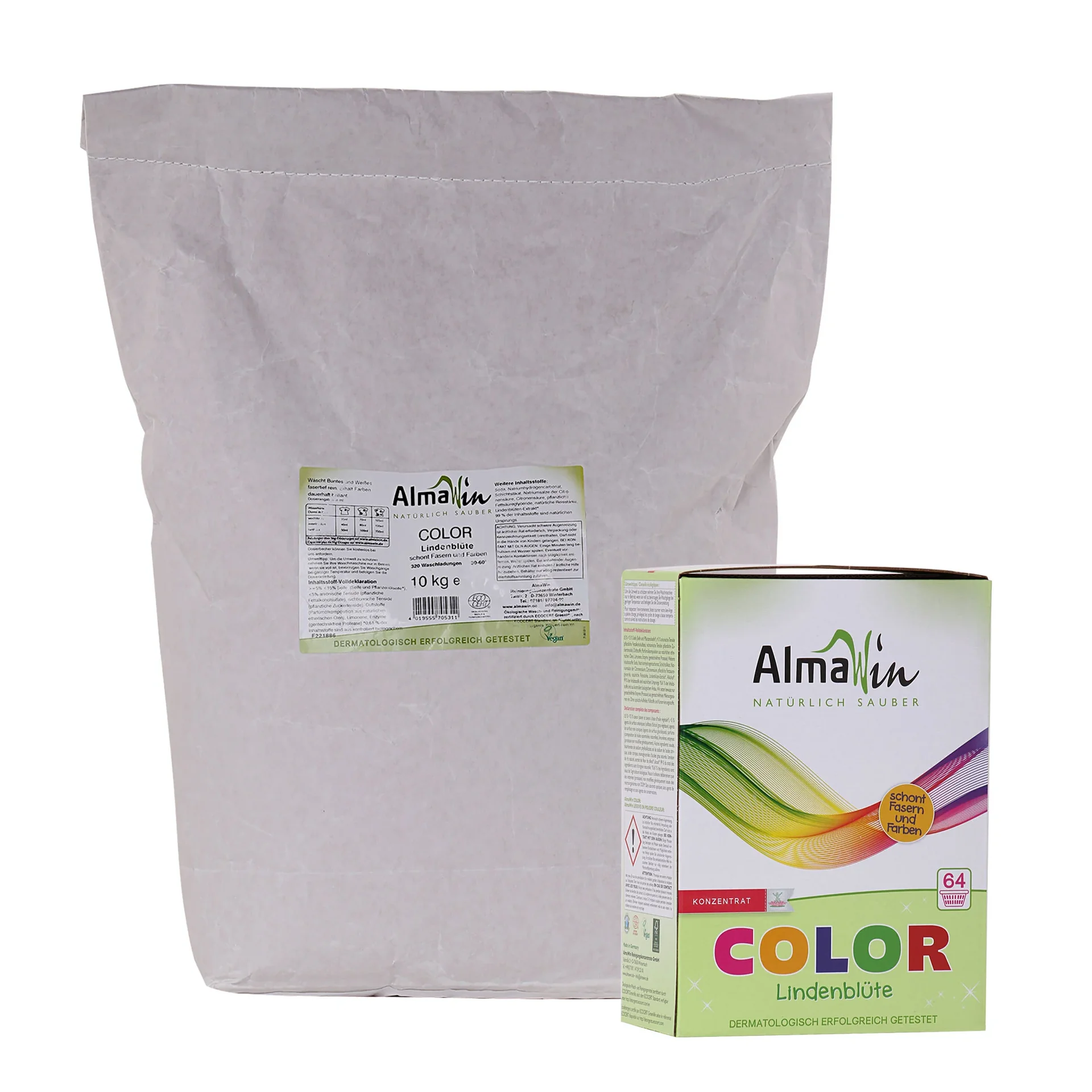 "Color Laundry Detergent, Linden Blossom, Color Washing Powder, Detergent for Colored Clothes image"