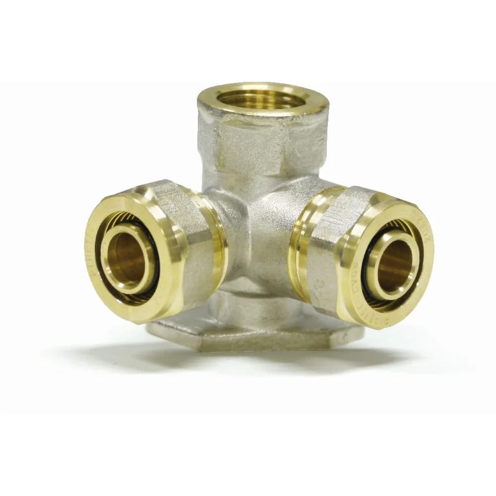 "Screw Fitting Wall Elbow V- 90° 20 x 2 - 1/2" IG - 20 x 2 image"
