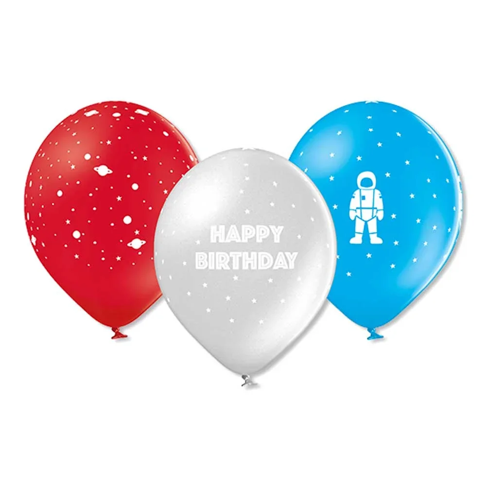"Ava & yves balloons space natural rubber image"