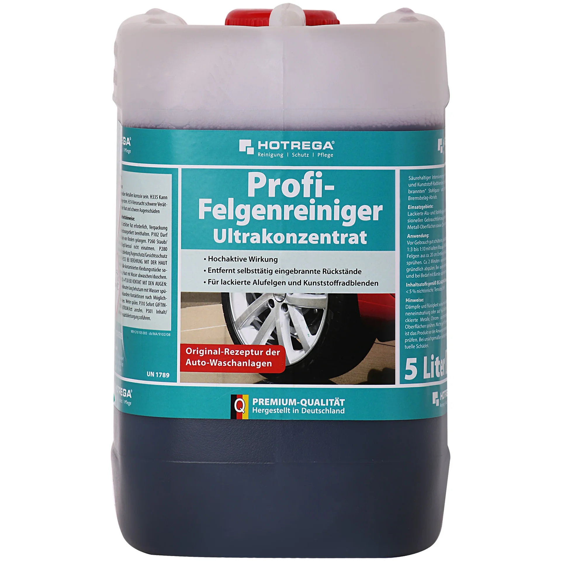"Wheel Cleaner Concentrate 5 Liter, Professional Wheel Cleaner, Car Wheel Cleaner image"