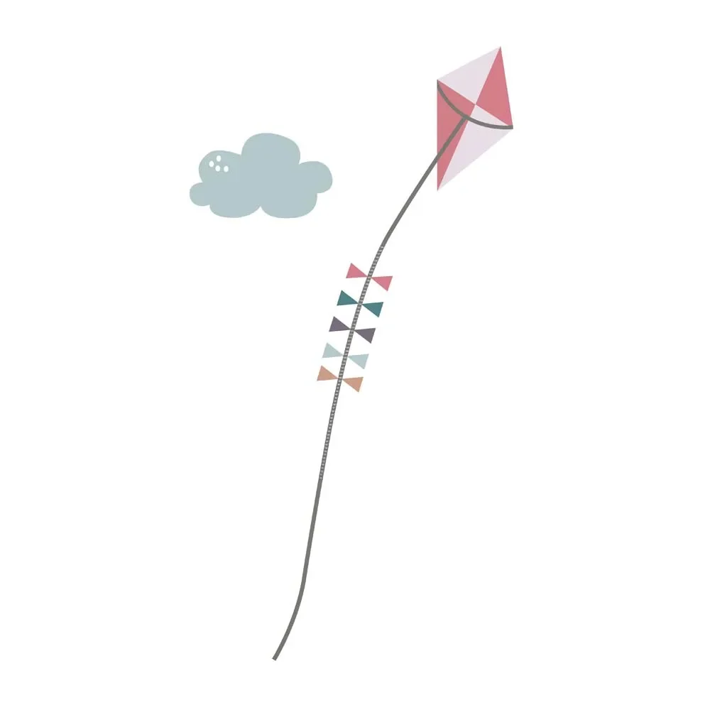 "Sebra Wall Sticker Sticker Model Paper Dragon Rosa image"