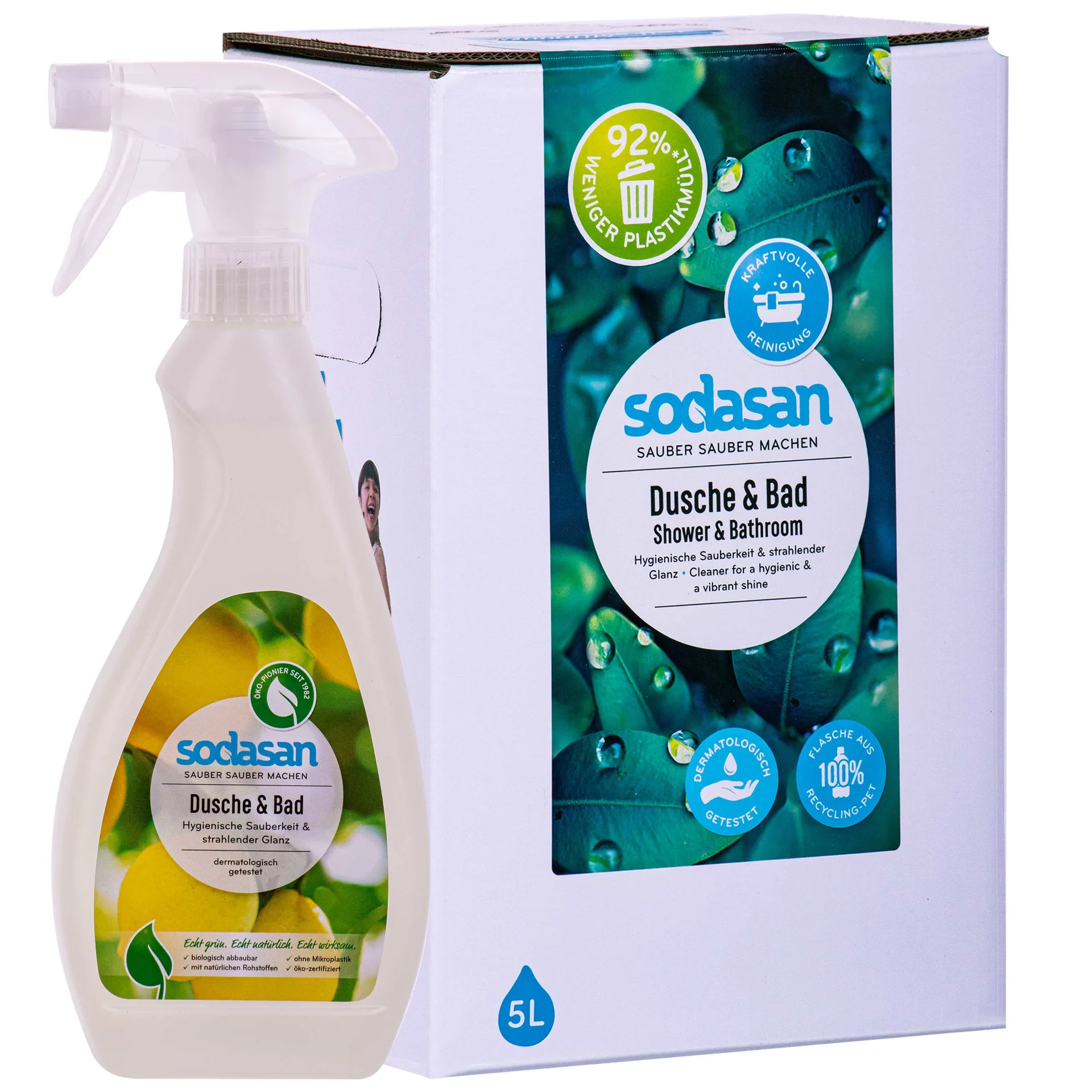 "Bathroom Cleaner, Shower Cleaner, Tile Cleaner, Natural, Eco Friendly image"