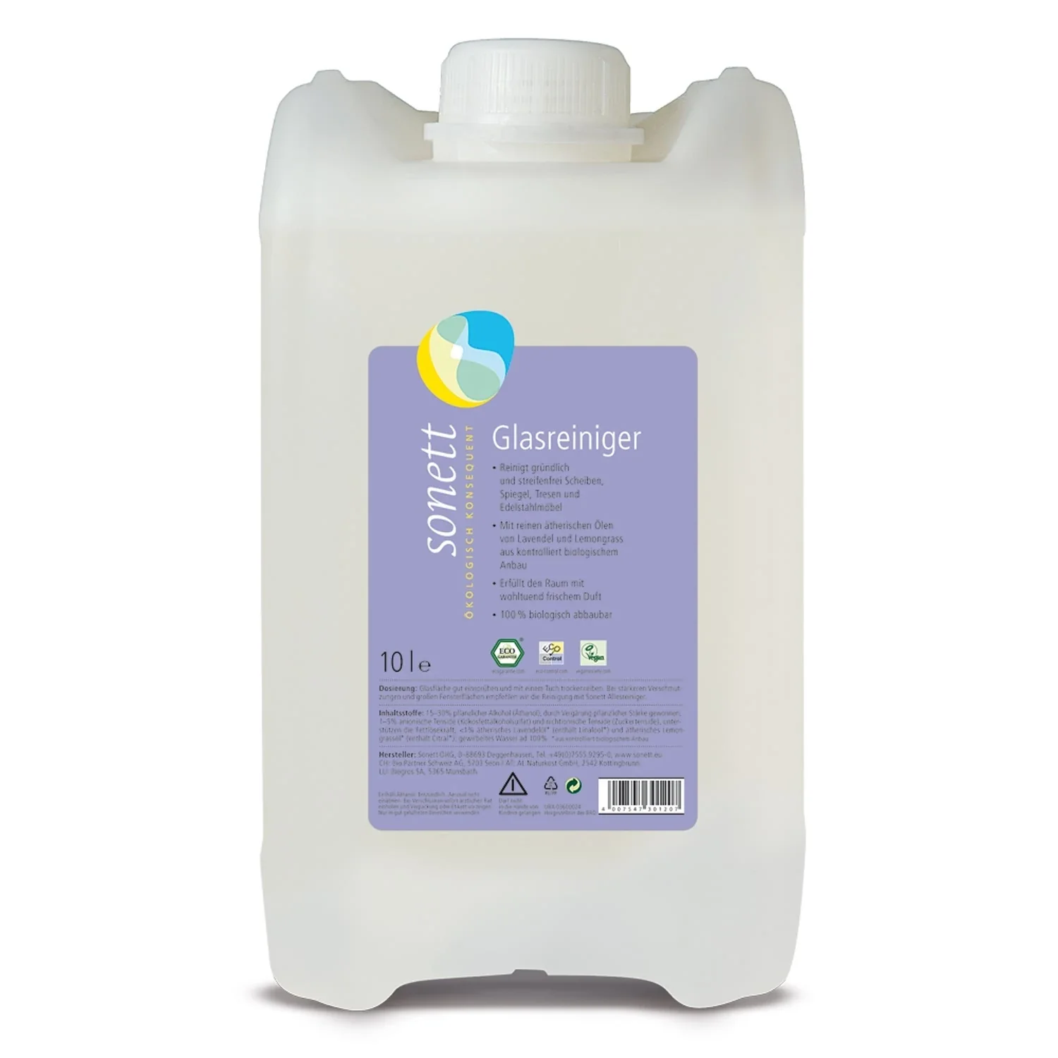 "Glass Cleaner 10 Liter, Window Cleaner, Commercial Glass Cleaner image"