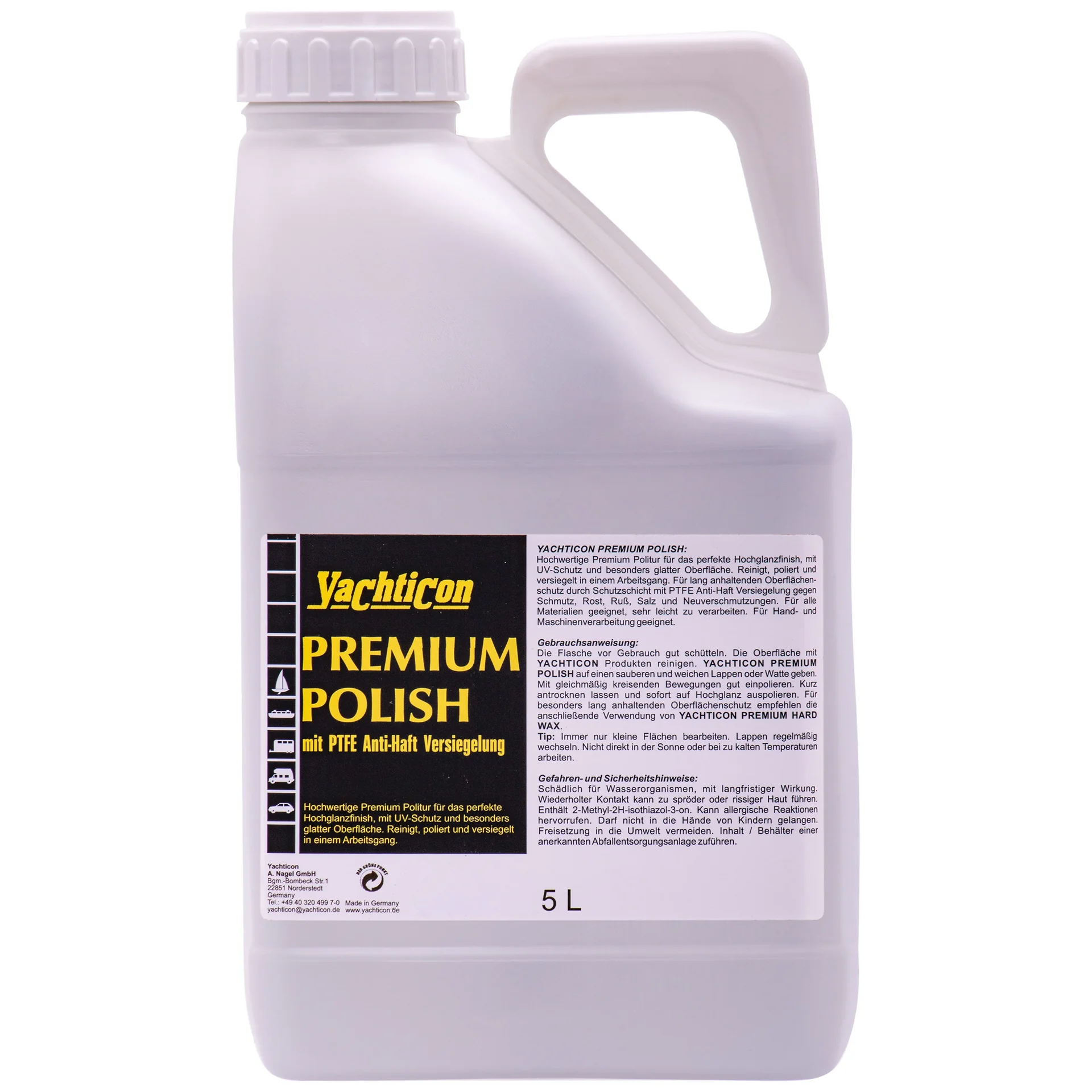 "Boat Polish 5 Liter, Marine Polish, Teflon Surface Protector, Yacht Polish image"
