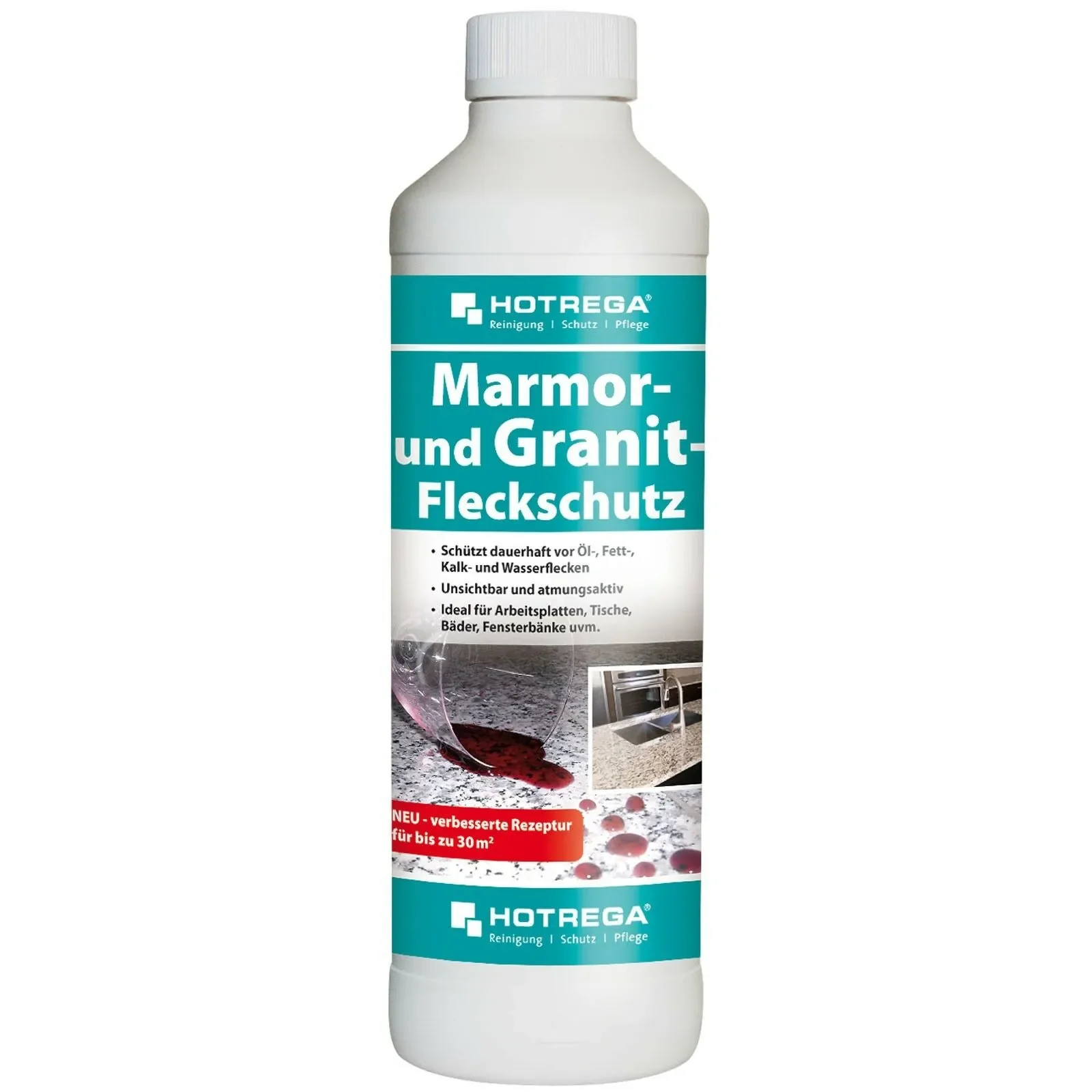 "Marble stain protector, Granite sealant, Stone stain repellent, 500 ml stone protector image"