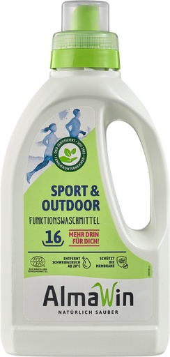 "Sport laundry detergent, outdoor laundry detergent, liquid, 750 ml for 16 washes image"