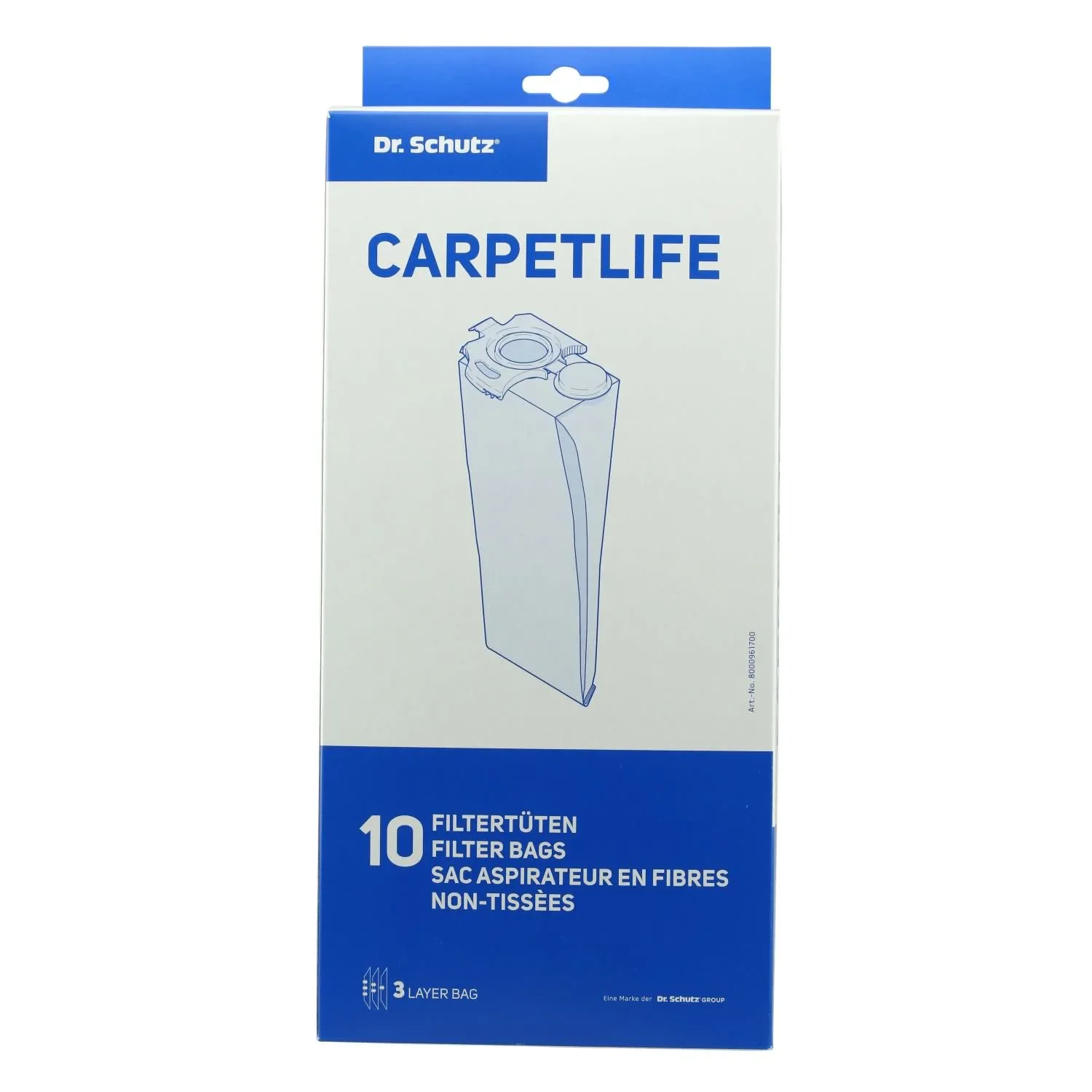 "Carpet cleaner bags, vacuum cleaner bags, carpet vacuum bags, vacuum bags, carpet cleaning bags, filter bags, carpet filter bags, 10 Stück Packung image"