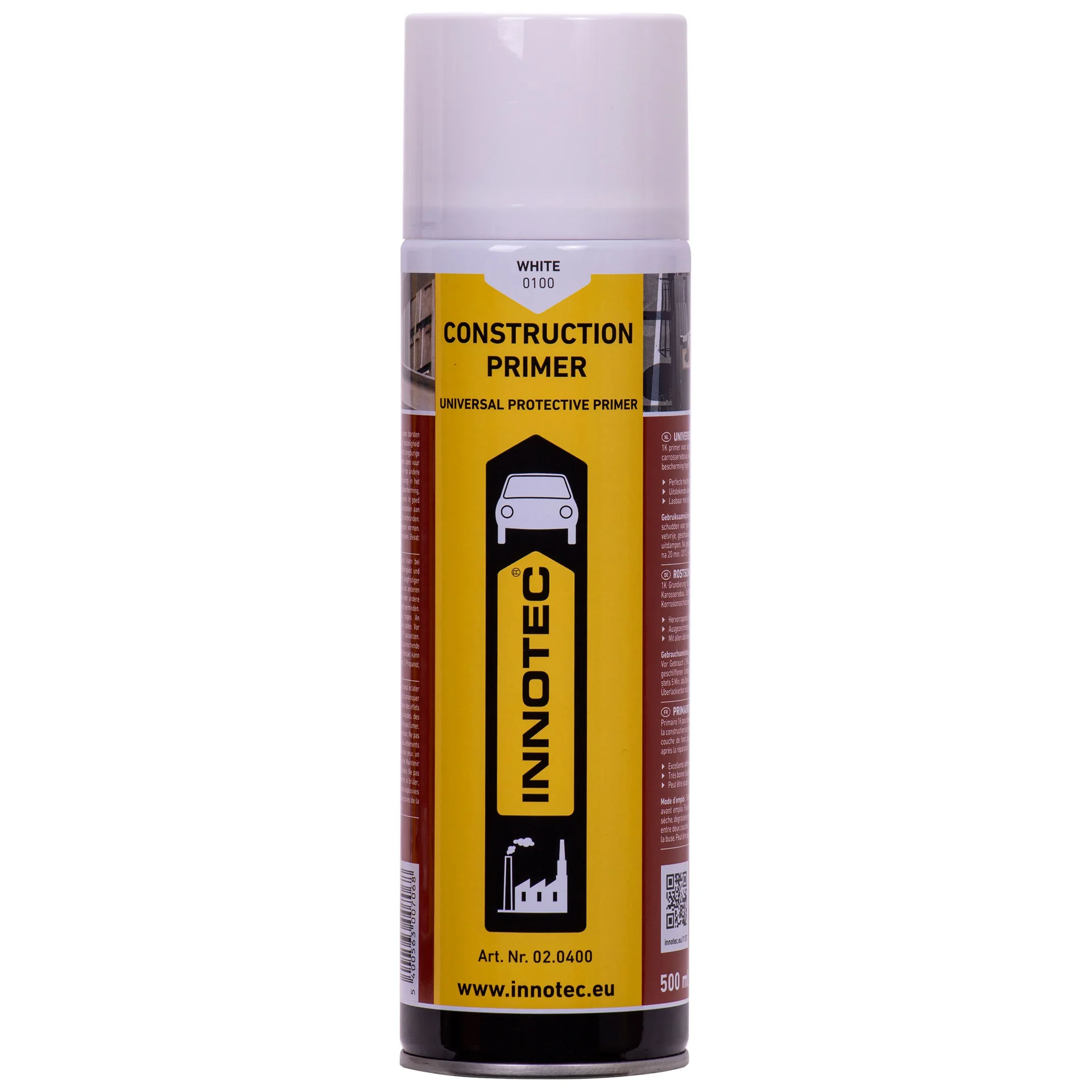 Construction Primer 500ml, White Primer