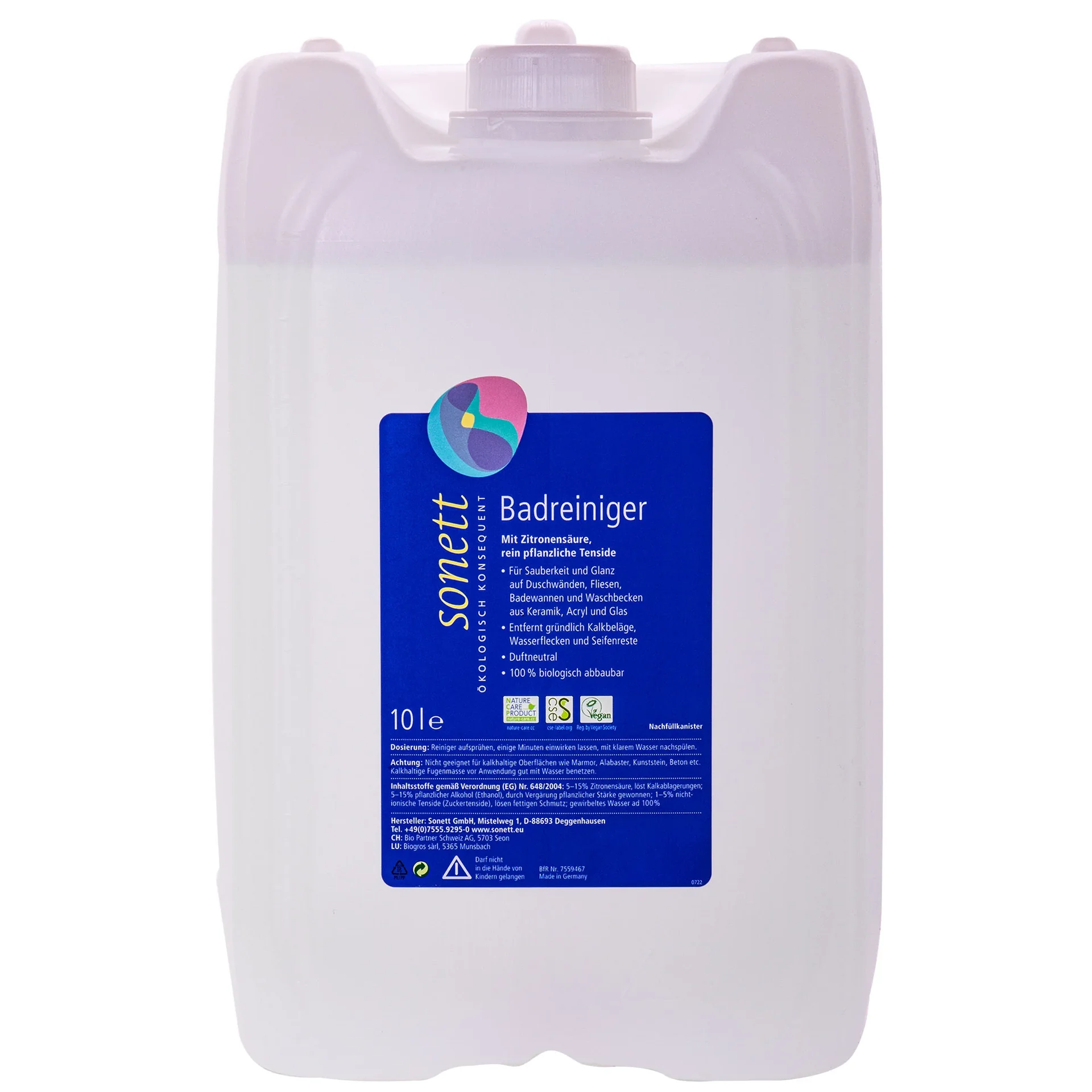 "Bathroom Cleaner 10 Liter, Bath Cleaner Bulk, Commercial Bathroom Cleaner image"