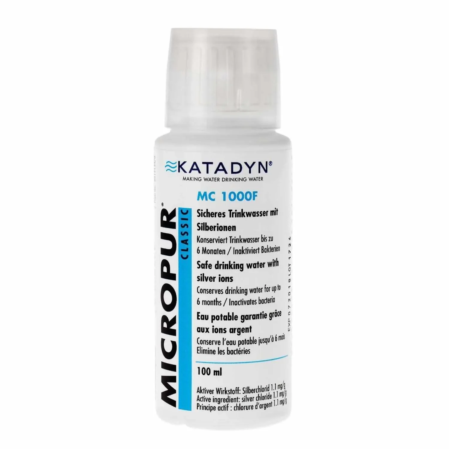 "Water Purification Drops, Water Disinfectant, 100ml Water Treatment Drops image"