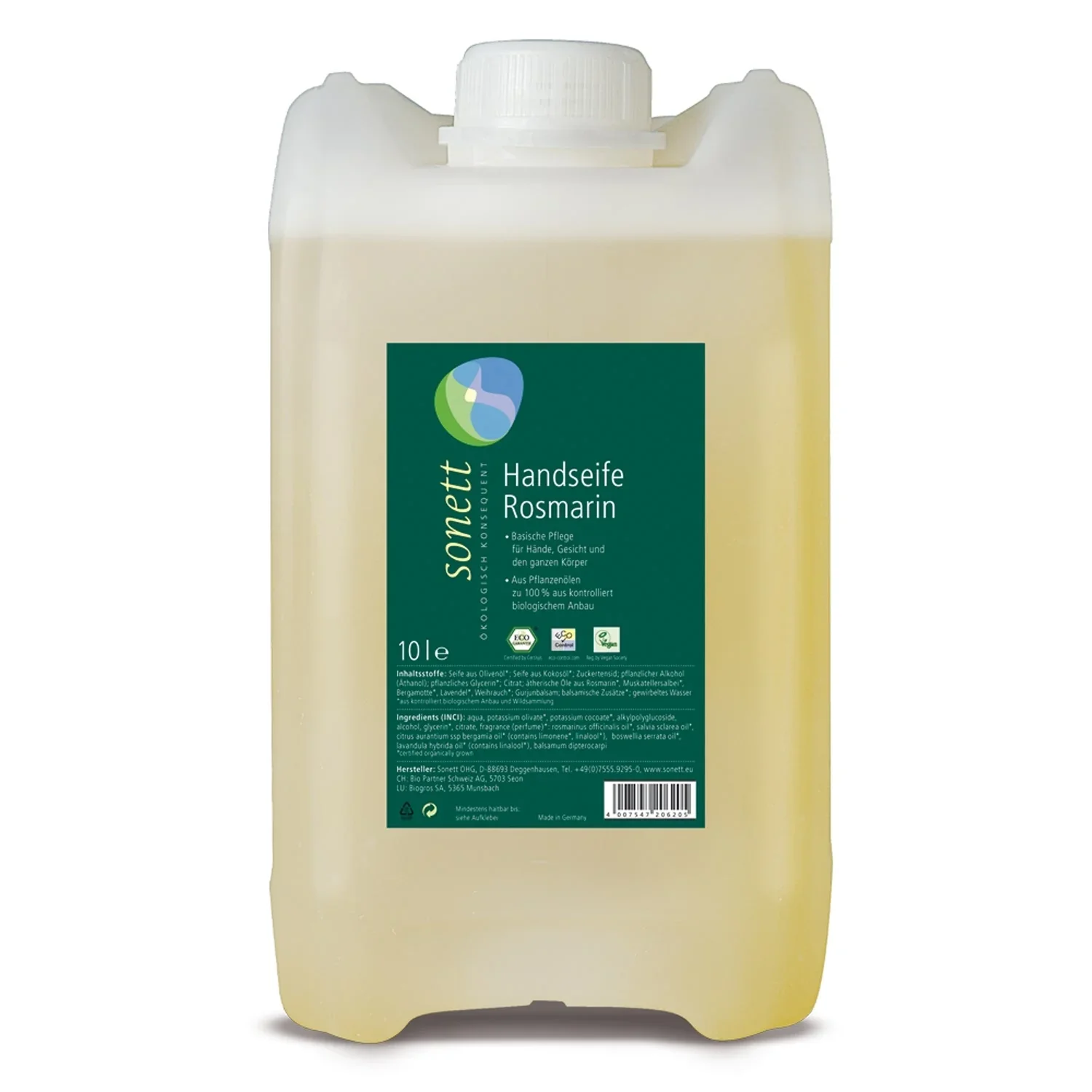 "Hand Soap, Liquid Hand Soap, Rosemary, 10 Liter Large Hand Soap image"