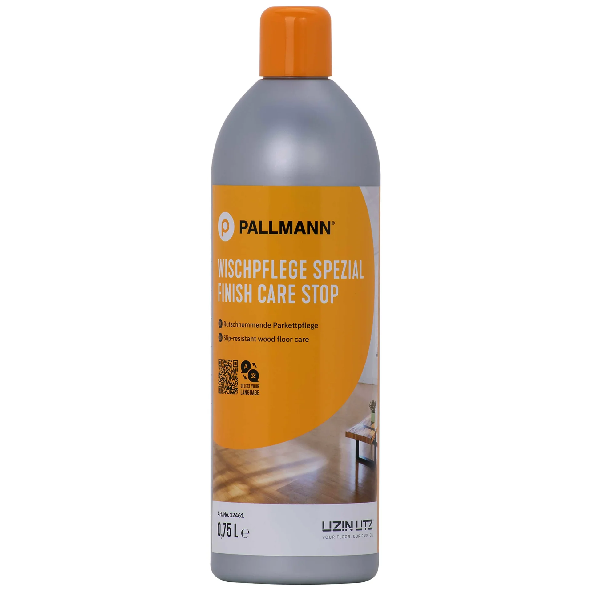 "Floor cleaner, floor finish, wood floor cleaner, hardwood floor cleaner, non slip floor finish, floor care image"