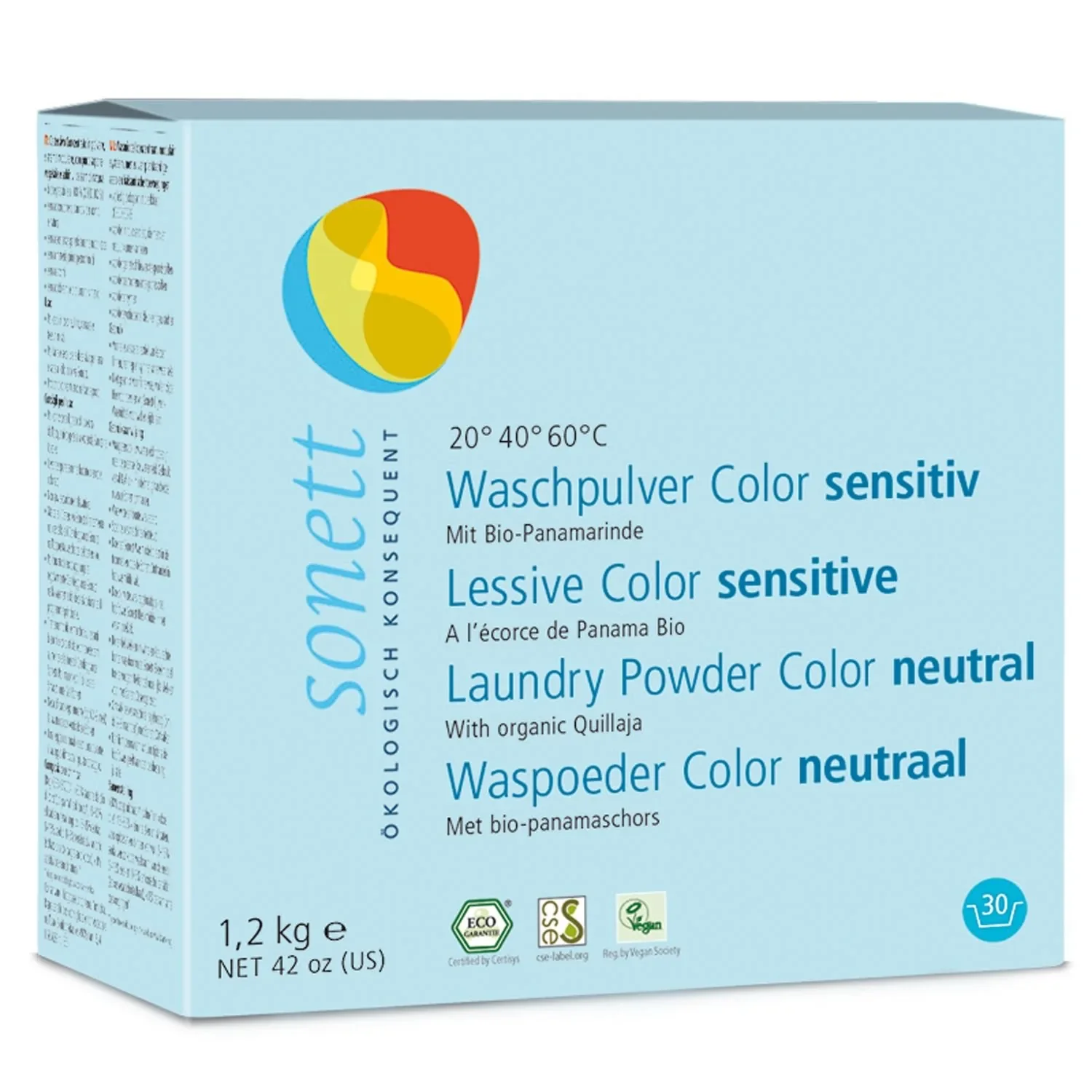 "Color Laundry Detergent, Powder Laundry Detergent, 1.2 kg, Sensitive Skin Laundry Detergent, Color Safe Detergent image"