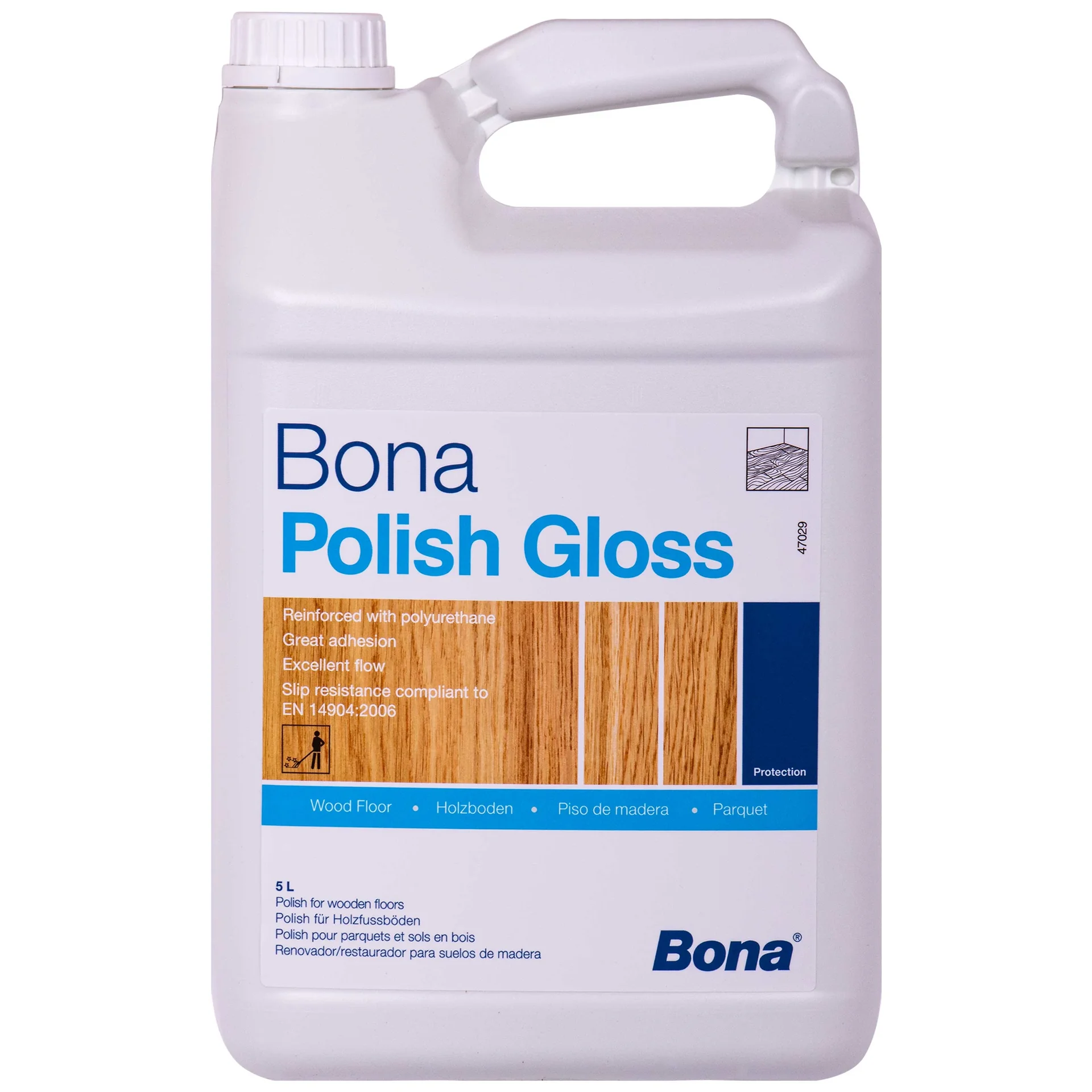 "Hardwood Floor Polish 5 Liter, Gloss Floor Polish, Parquet Floor Polish image"