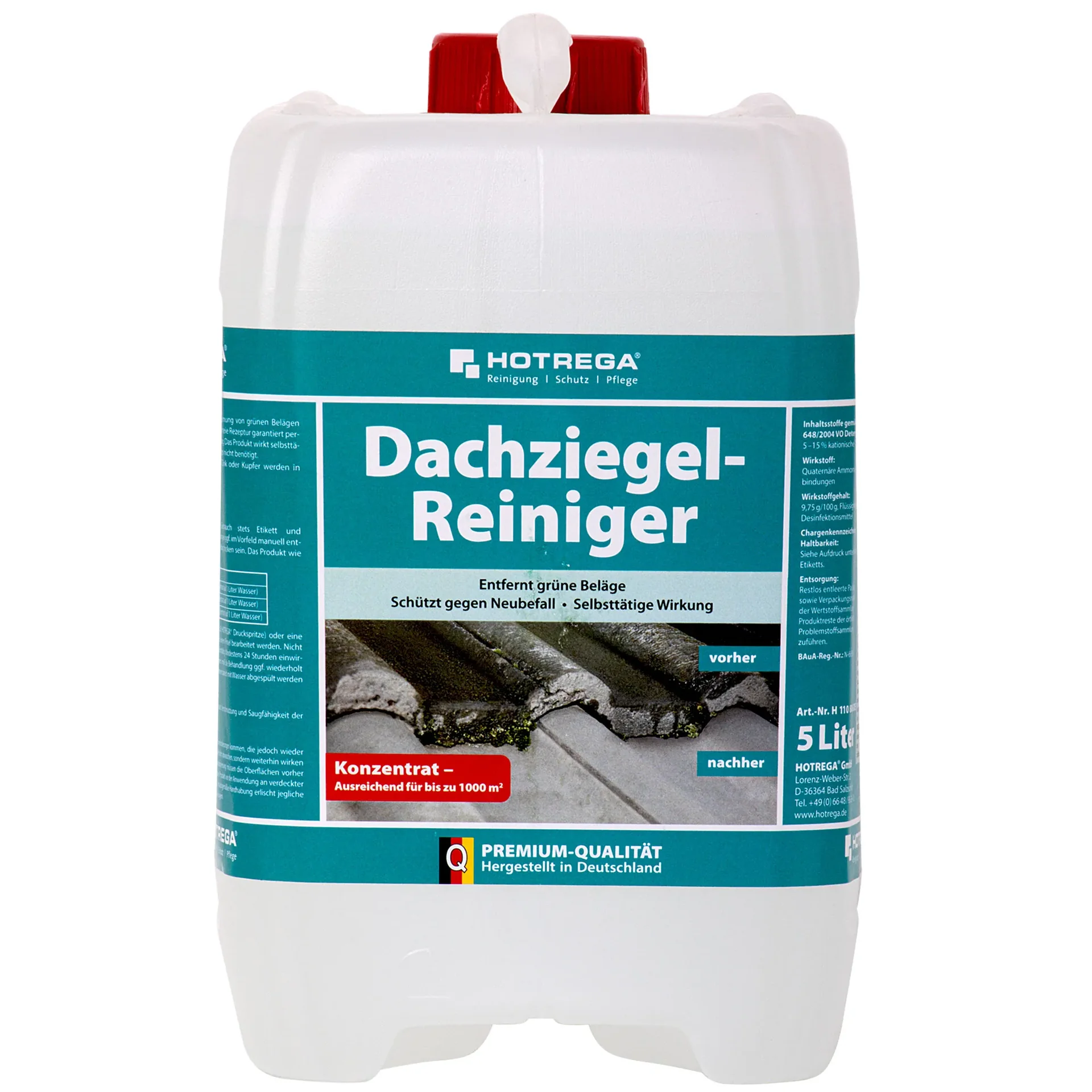"Roof Tile Cleaner 5 Liter, Tile Cleaner, Roof Cleaning Solution, Concentrate image"