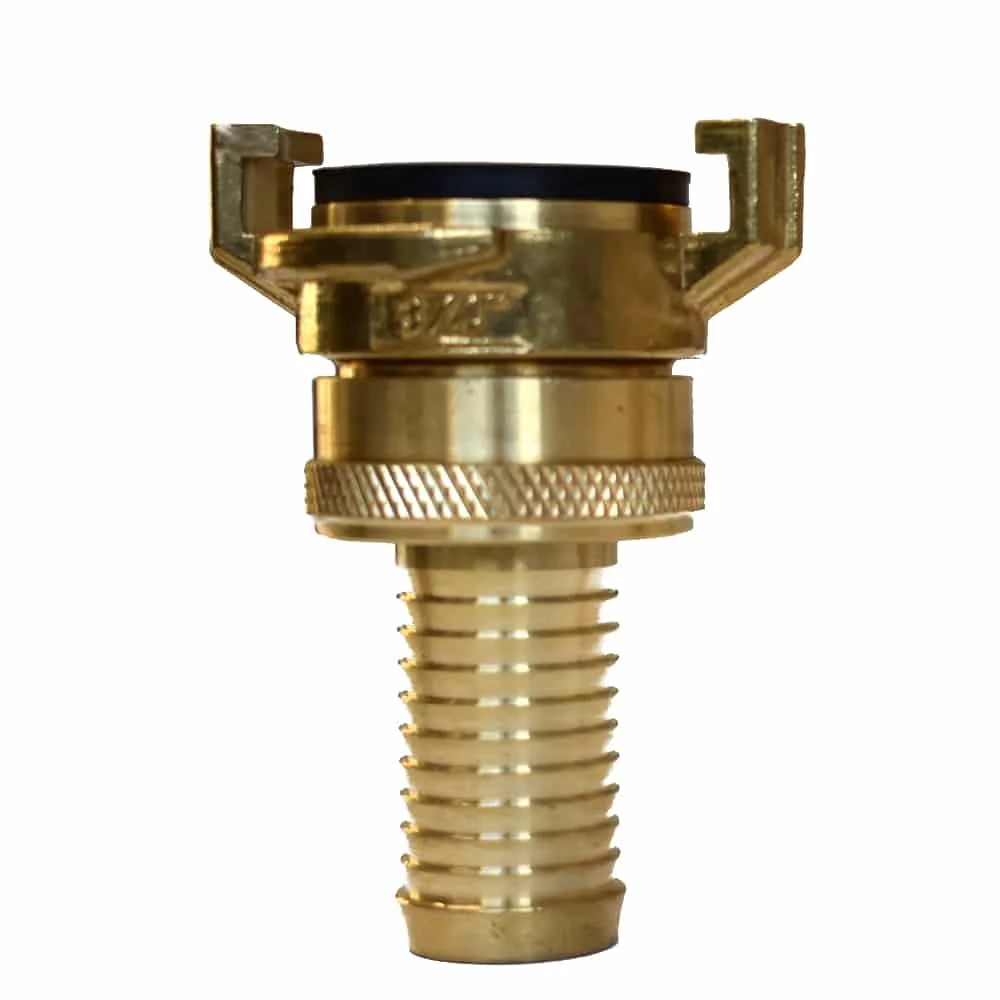 "3/4 Inch Brass Suction Coupling with Locking Nut image"