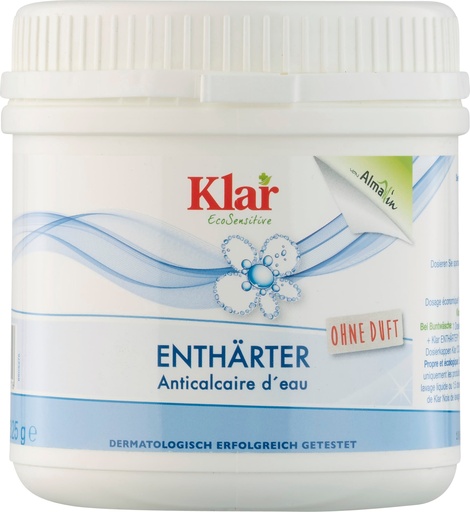 "Water softener 325g, fragrance-free water softener, water softening powder image"