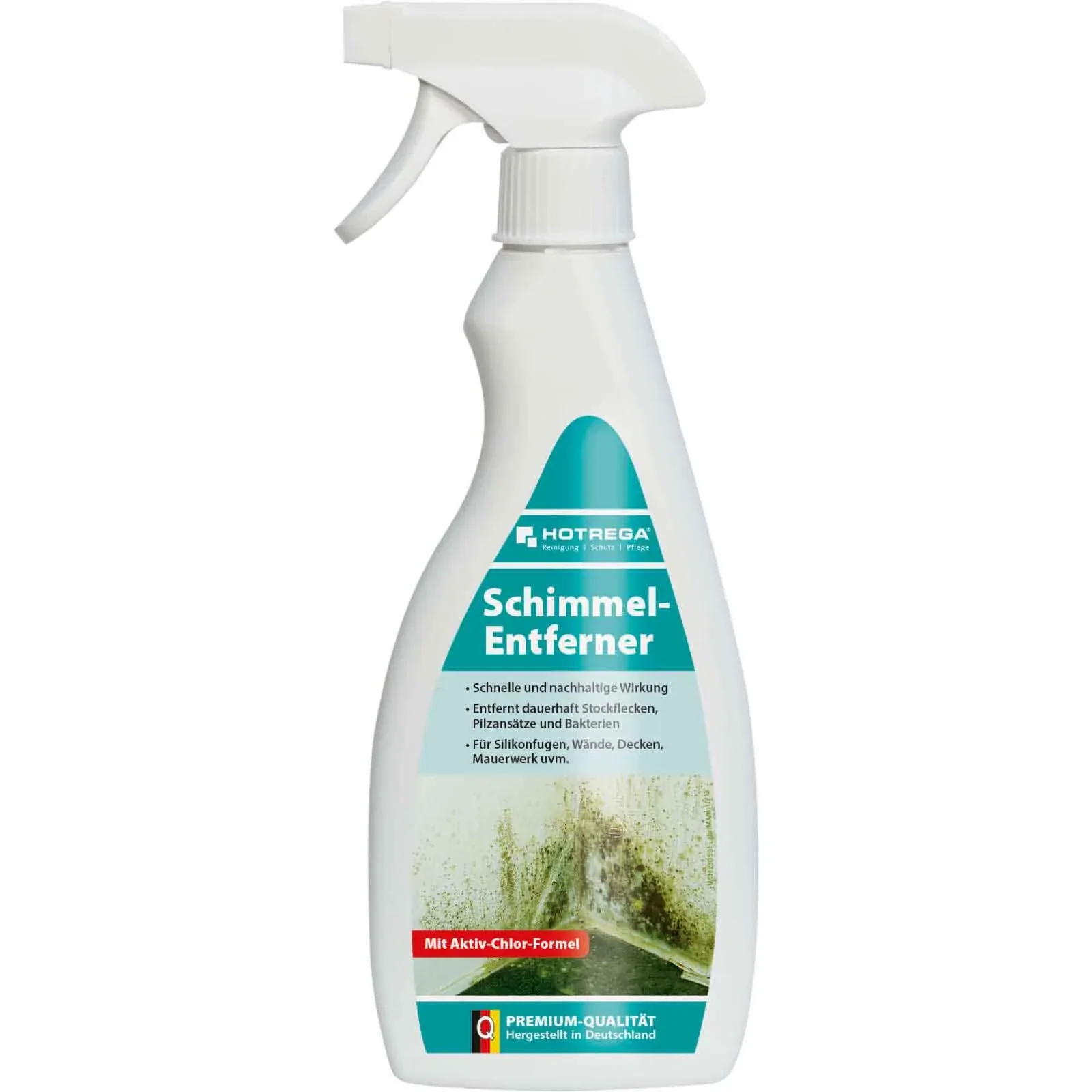 Mold Remover, Mildew Remover, 500ml Flat Spray Bottle, Mold Spray