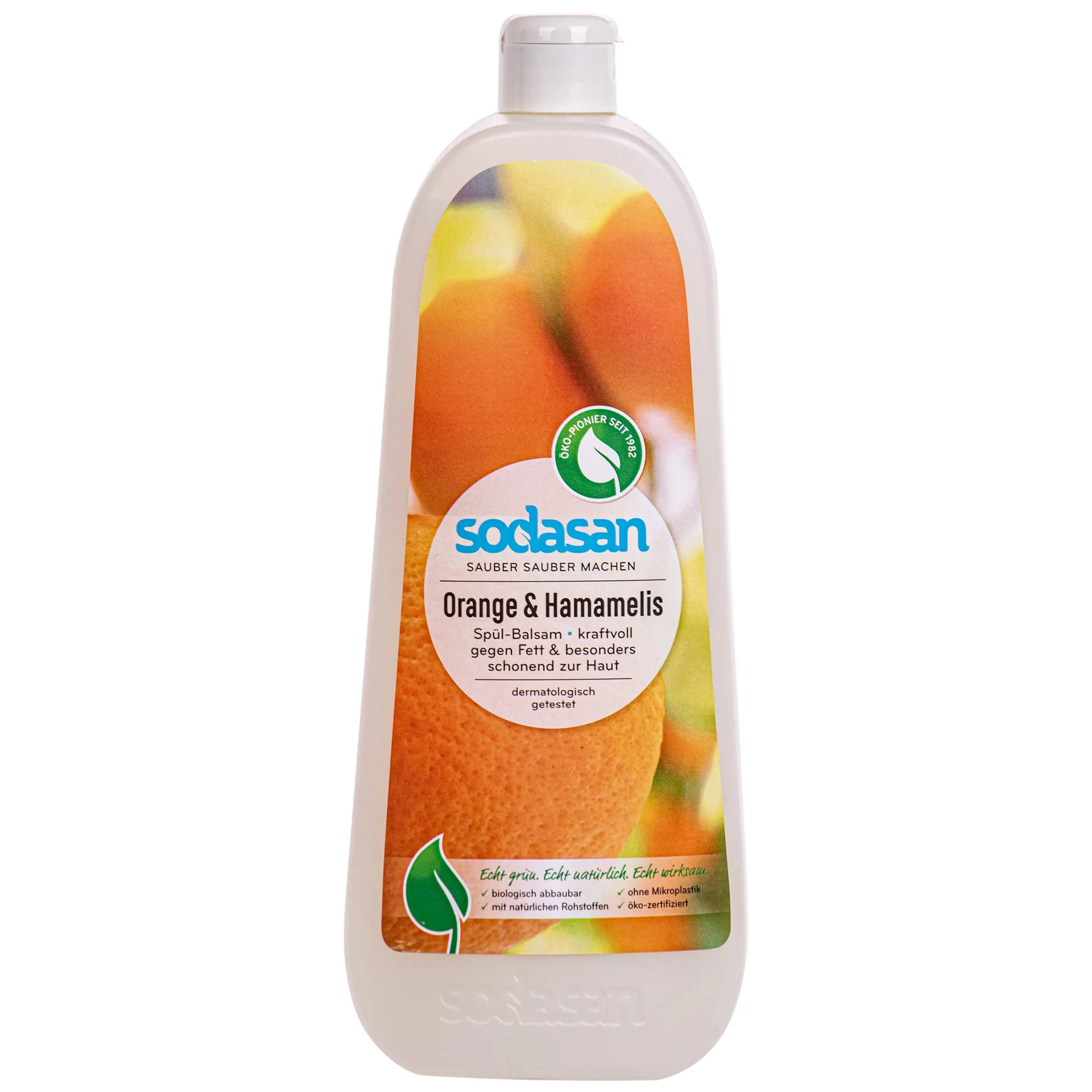 "Dish Soap 1 Liter, Natural Dish Soap, Orange & Hamamelis Scented image"
