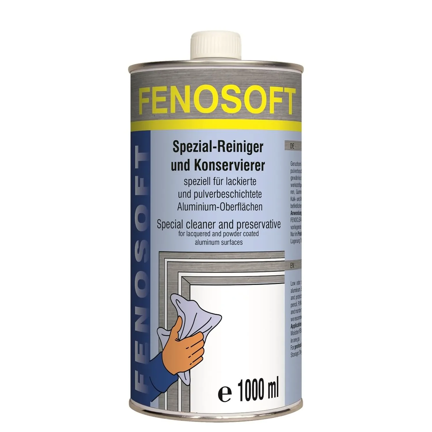 "Aluminum Profile Cleaner, Metal Cleaner, Profile Cleaning Solution, 1 Liter image"