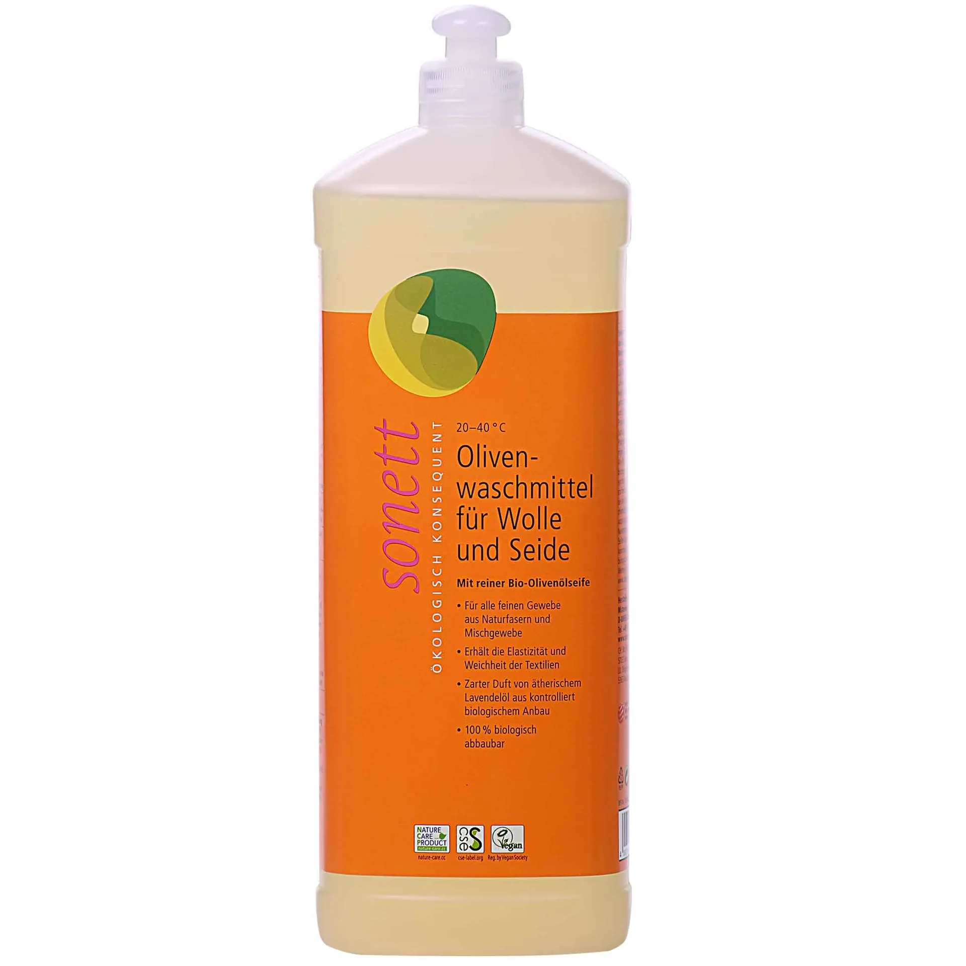 "Wool and Silk Detergent, Liquid Laundry Detergent, 1 Liter, Olive Oil Laundry Detergent image"