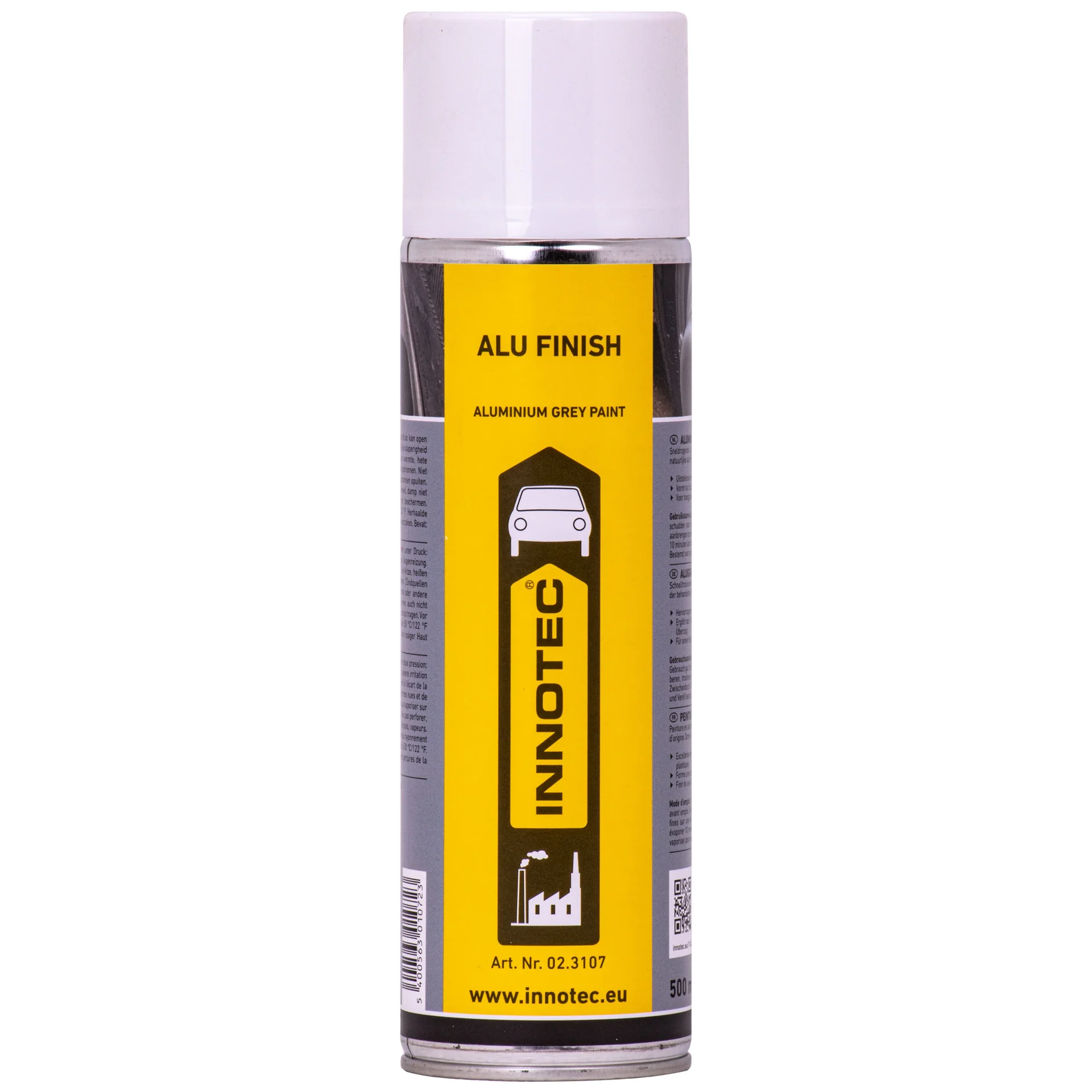 "Aluminum Spray Paint, Metallic Spray Paint, 500 ml, Grey Aluminum Spray Paint image"