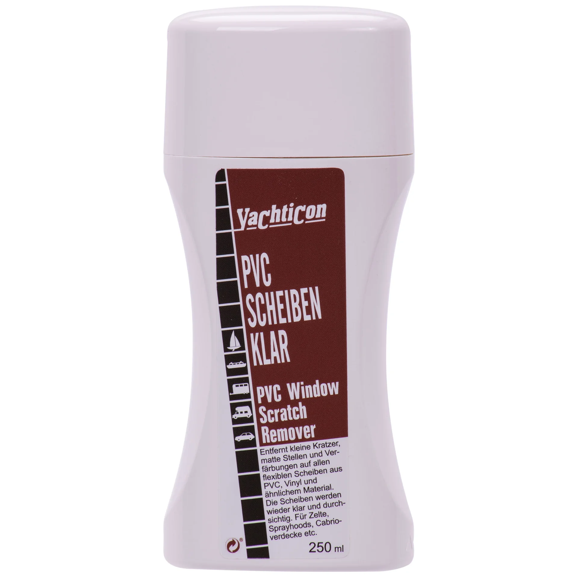 "PVC Window Cleaner, Clear Plastic Cleaner, 250 ml, Plastic Polish, Boat Window Cleaner image"