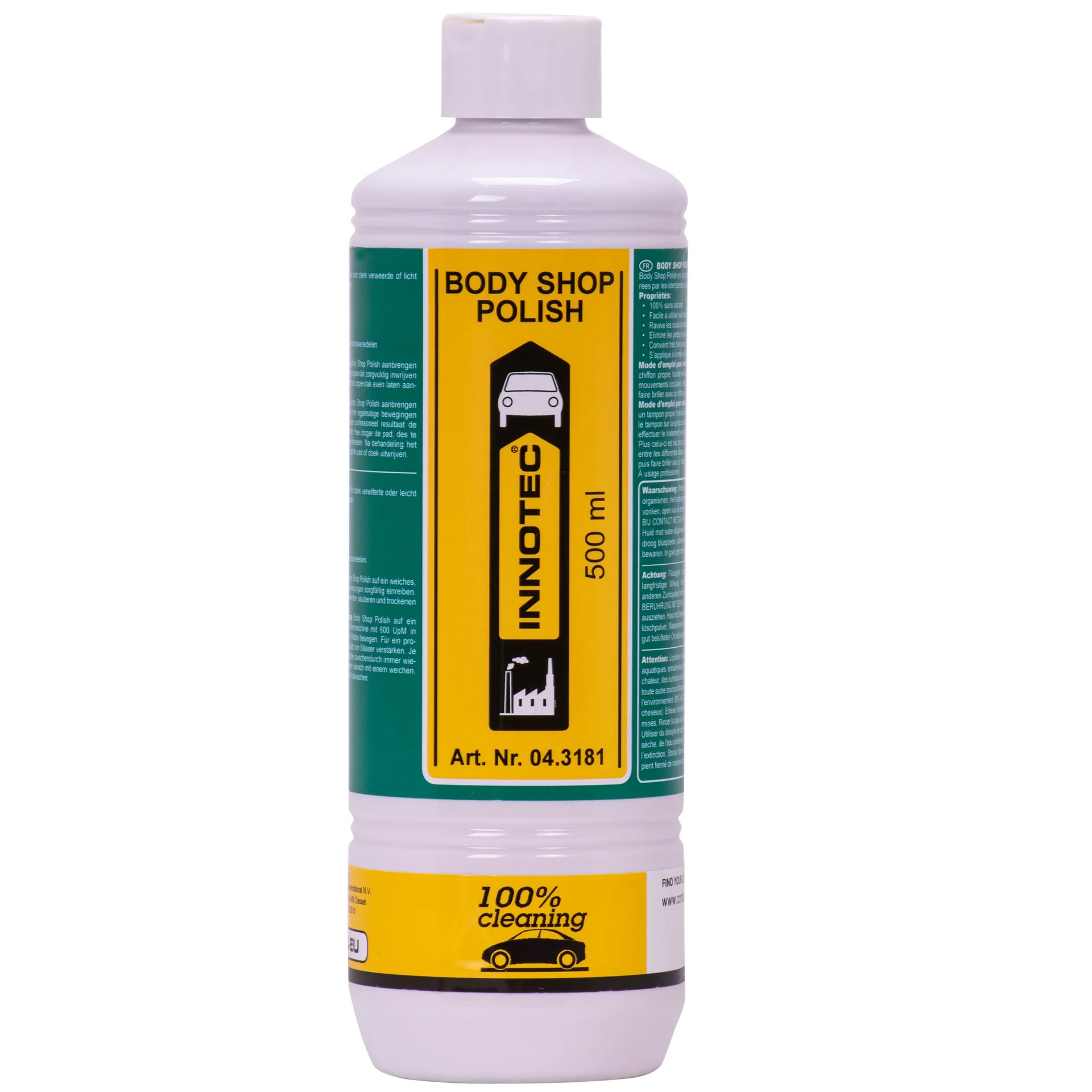 "Car Polish 500 ml, Silicone Free Polish, Body Shop Polish image"
