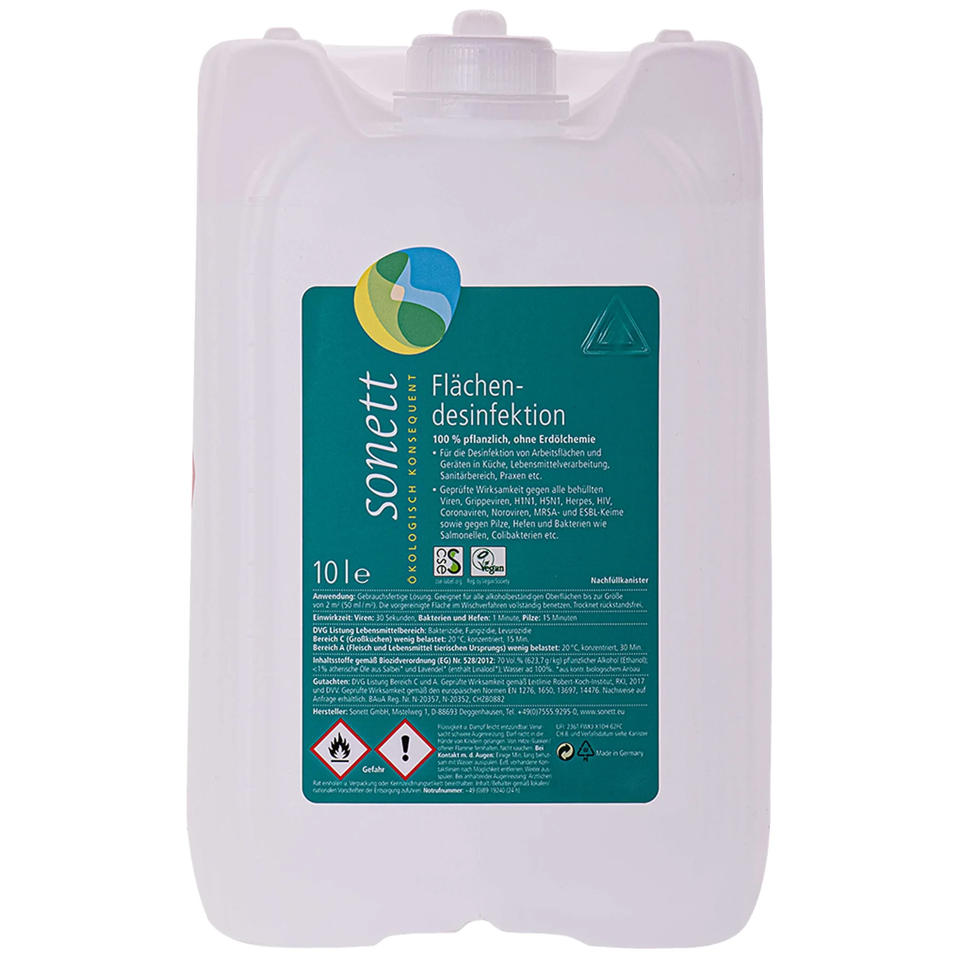 "Surface Disinfectant 10 Liter, Listed Disinfectant, Commercial Surface Disinfectant image"