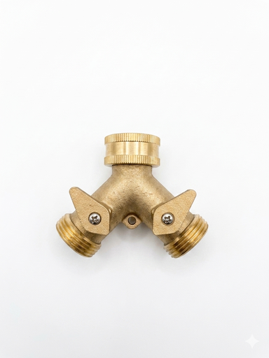 Y Verteiler Messing