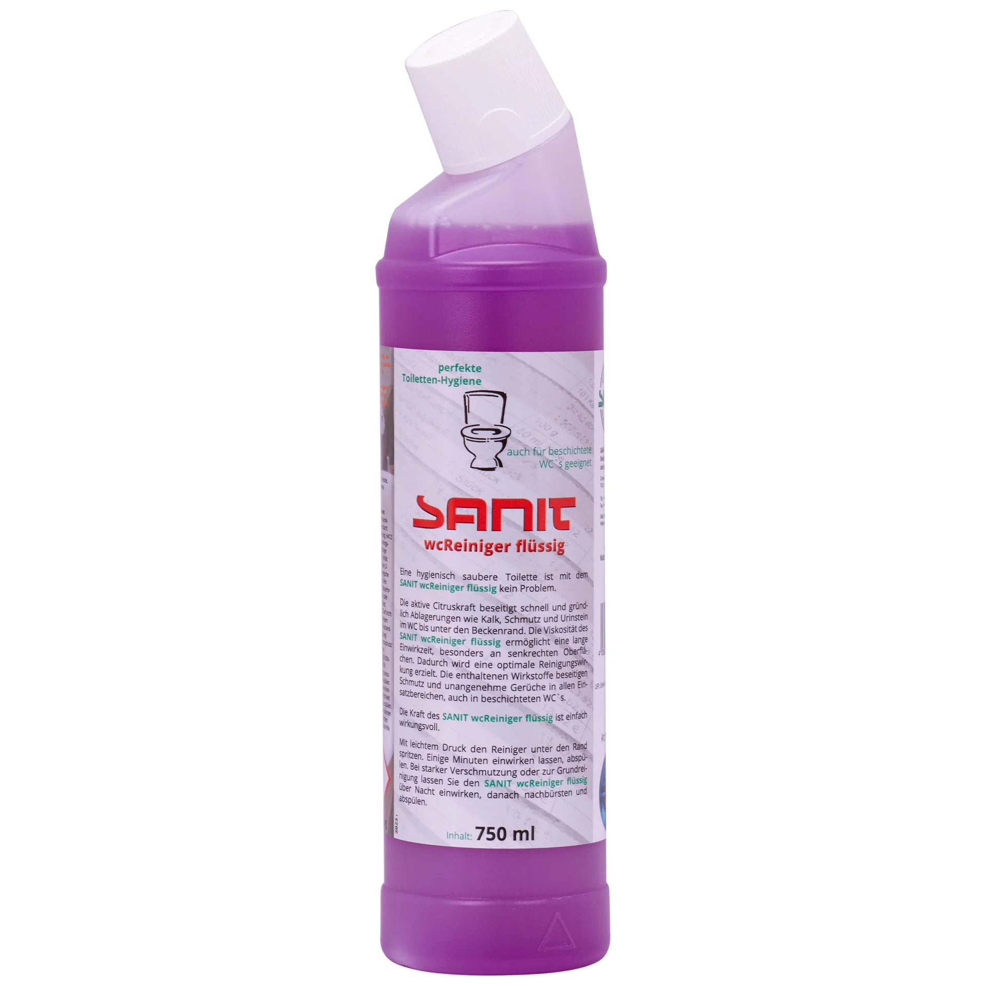 "Toilet Bowl Cleaner, Toilet Cleaner, WC Cleaner, 750 ml, Toilet Stain Remover image"