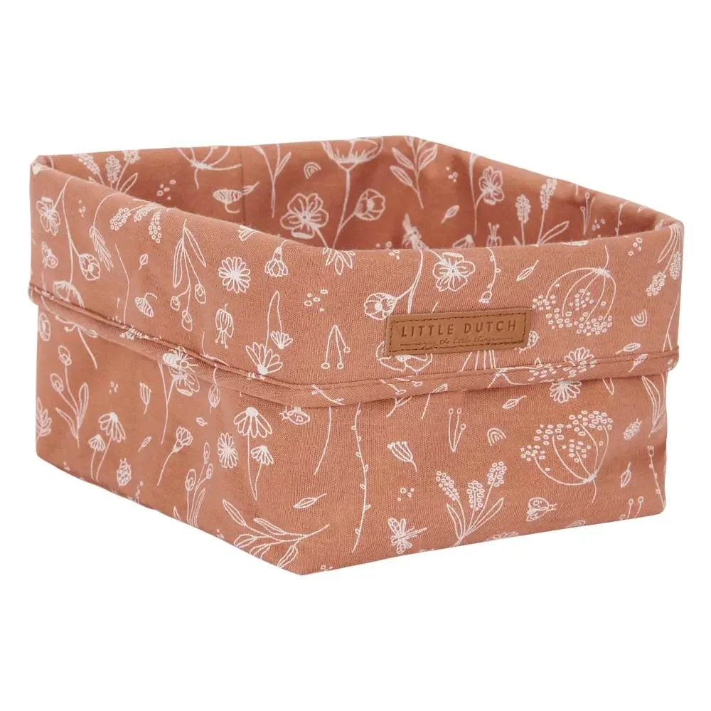 Little Dutch Baby Storage Baskets Klein "Wild Flowers" Rost