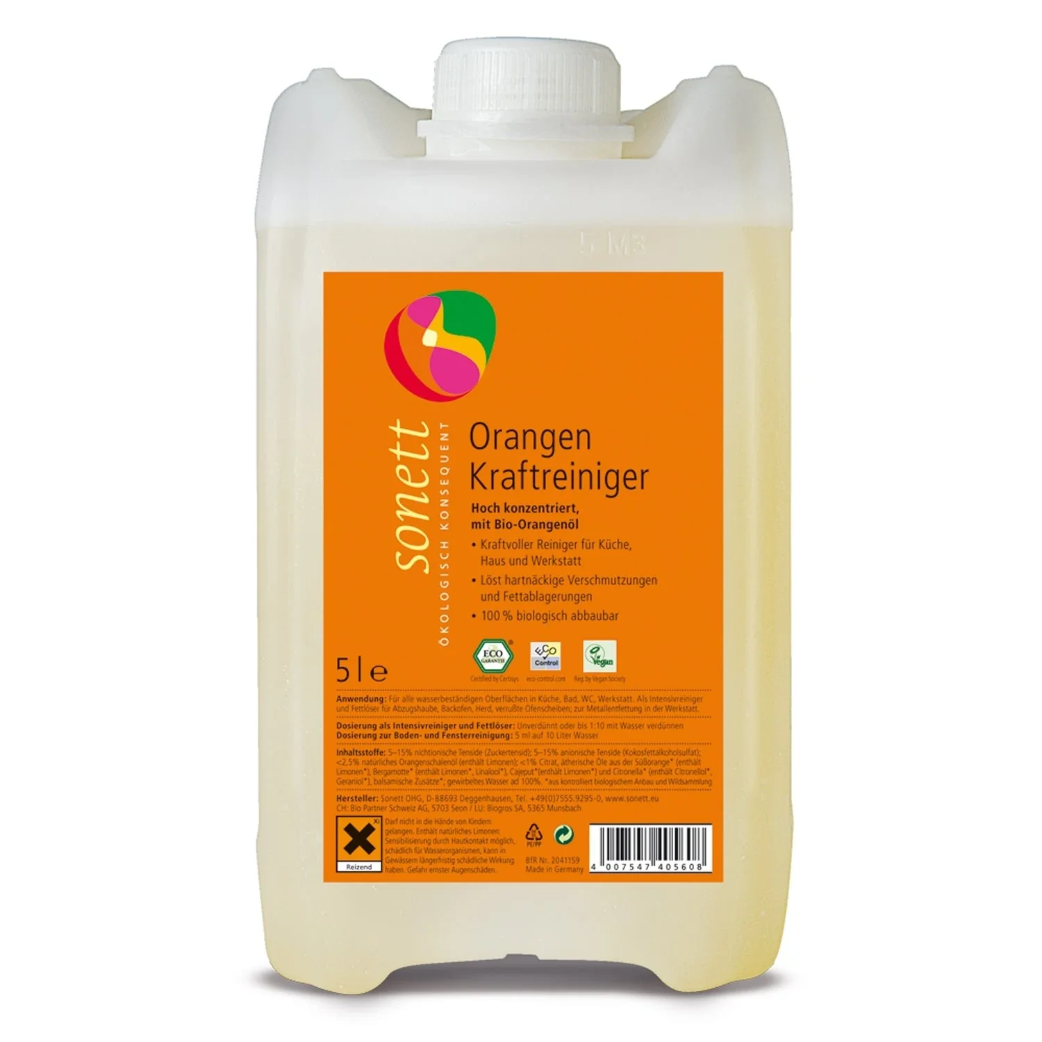 Orange Cleaner 5 Liter, All Purpose Cleaner, Natural Cleaner, Grease Cleaner