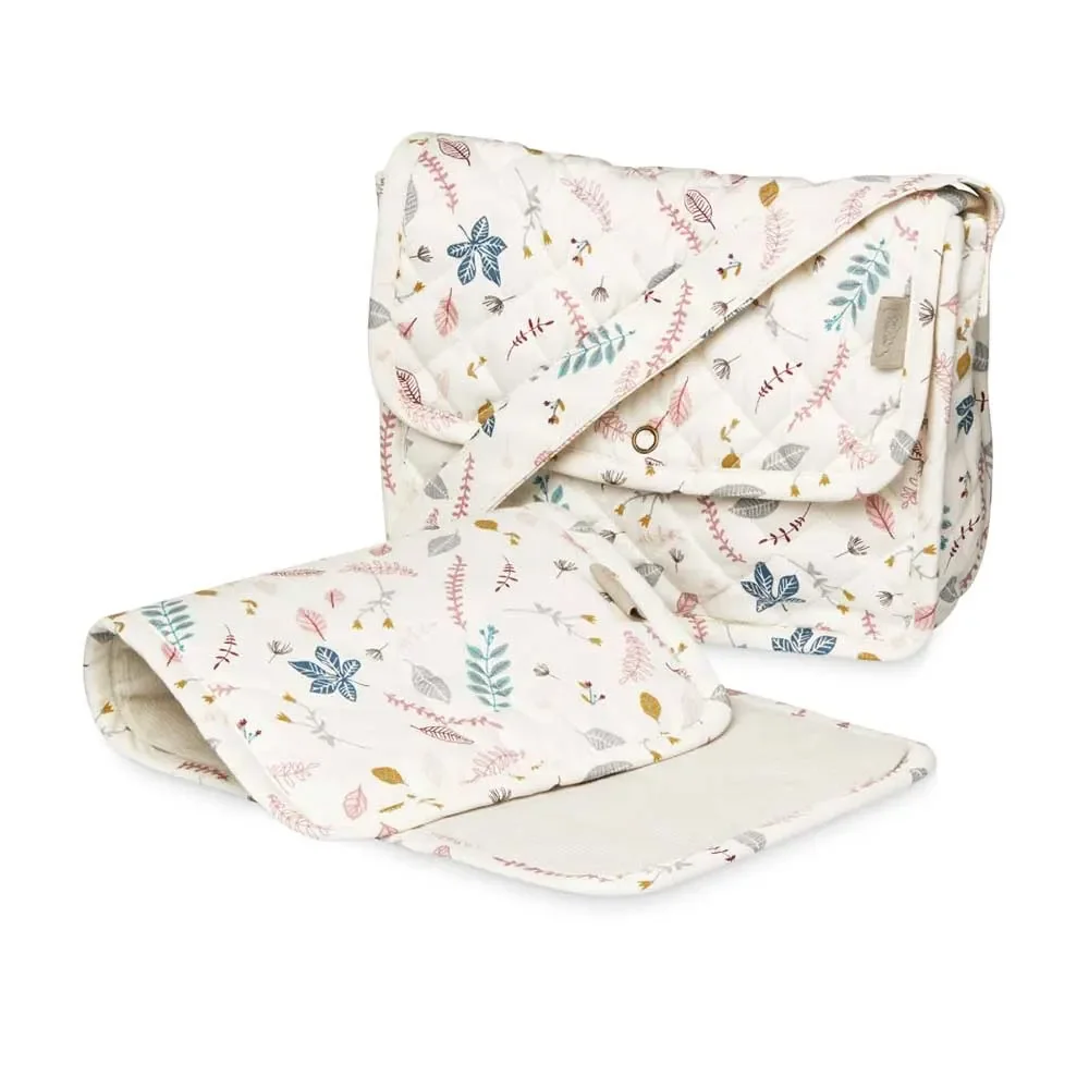 "Cam cam dolls changing bag leaves pink image"