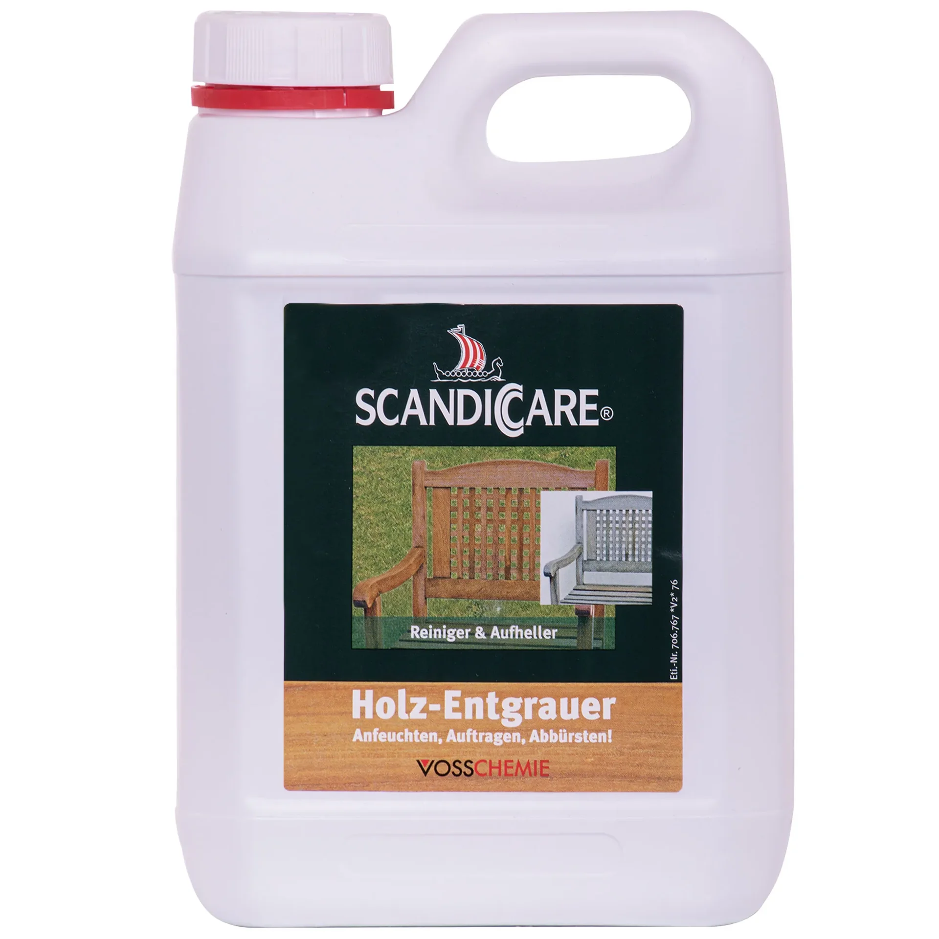 "Wood Restorer 2.5 Liter, Wood Cleaner, Wood Brightener, Wood Degreaser image"