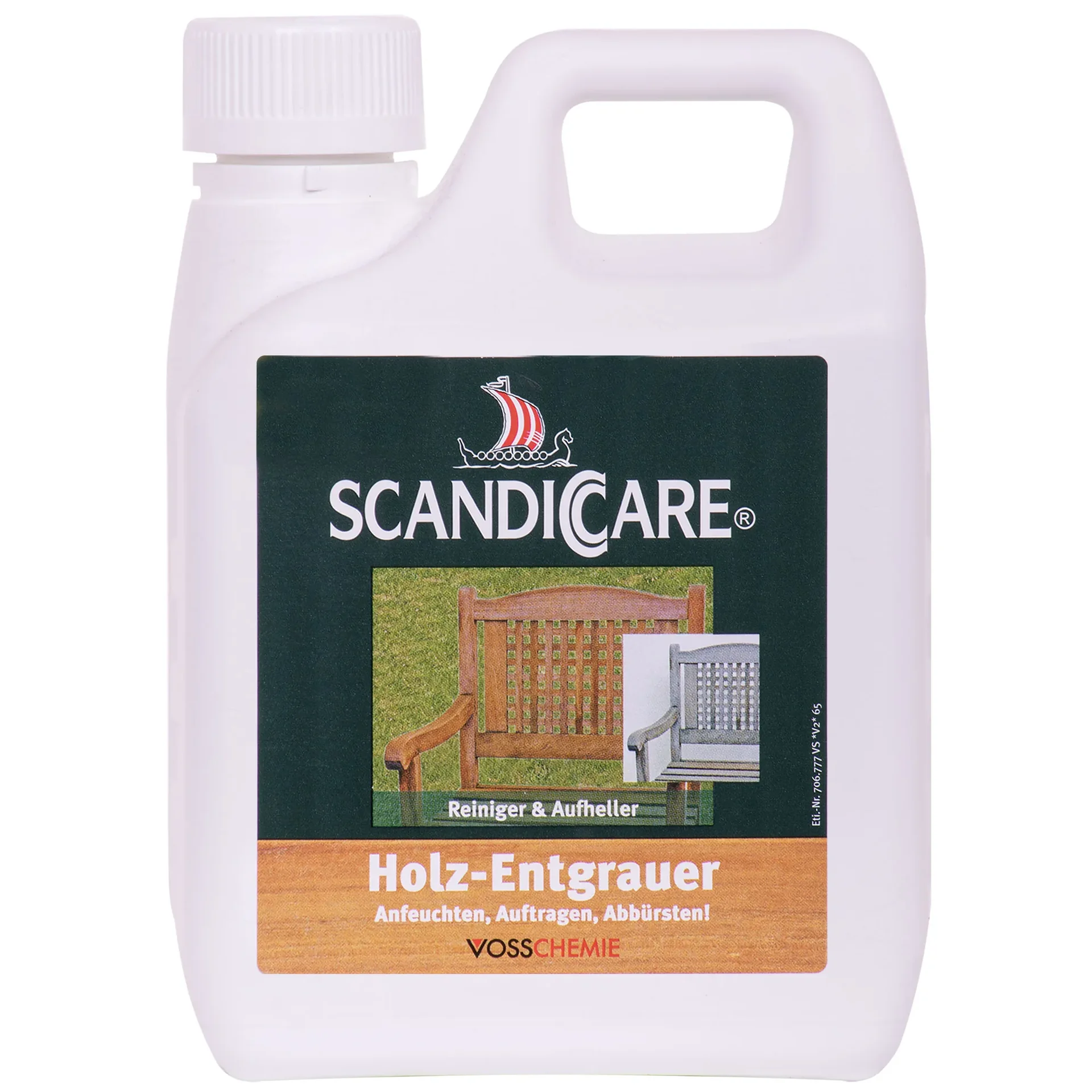 "Wood Restorer, Wood Cleaner, Wood Brightener, 1 Liter Wood Degreaser image"