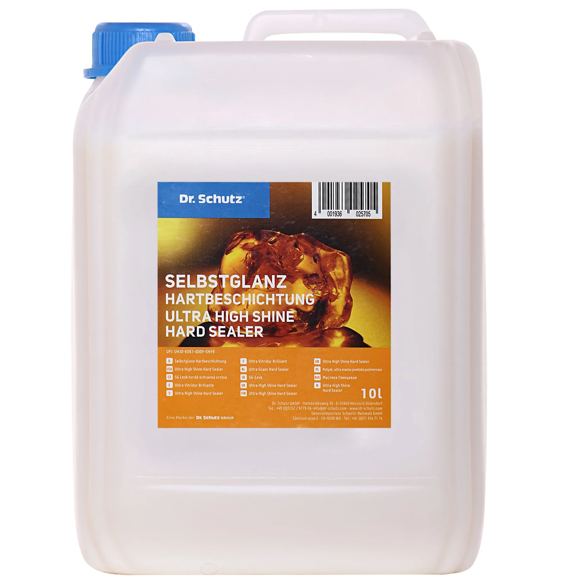"Floor Polish, Hard Floor Finish, 10 Liter for 200m², Gloss Floor Finish image"