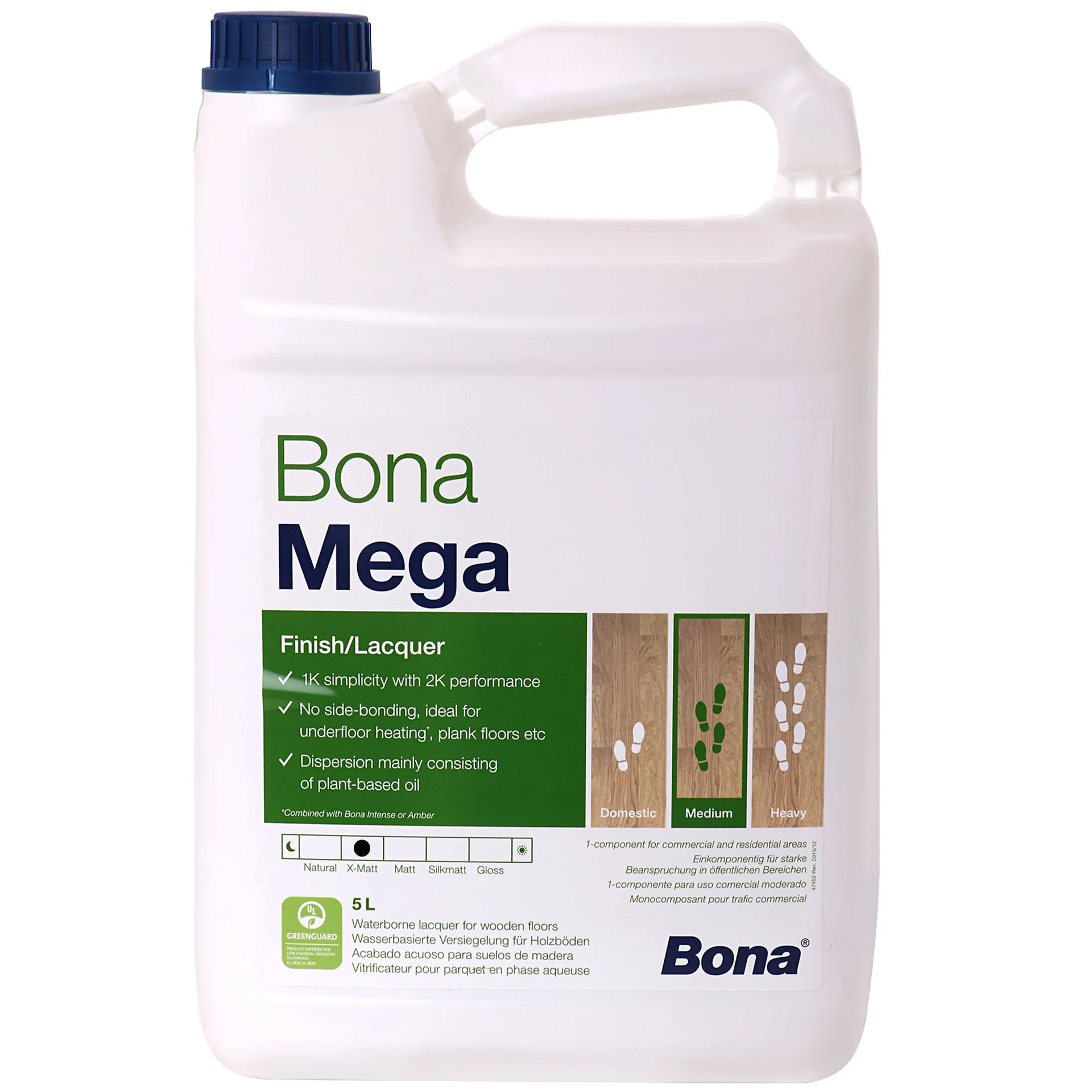 "Parquet Lacquer 5 Liter, Extra Matte Floor Finish, Parquet Finish image"