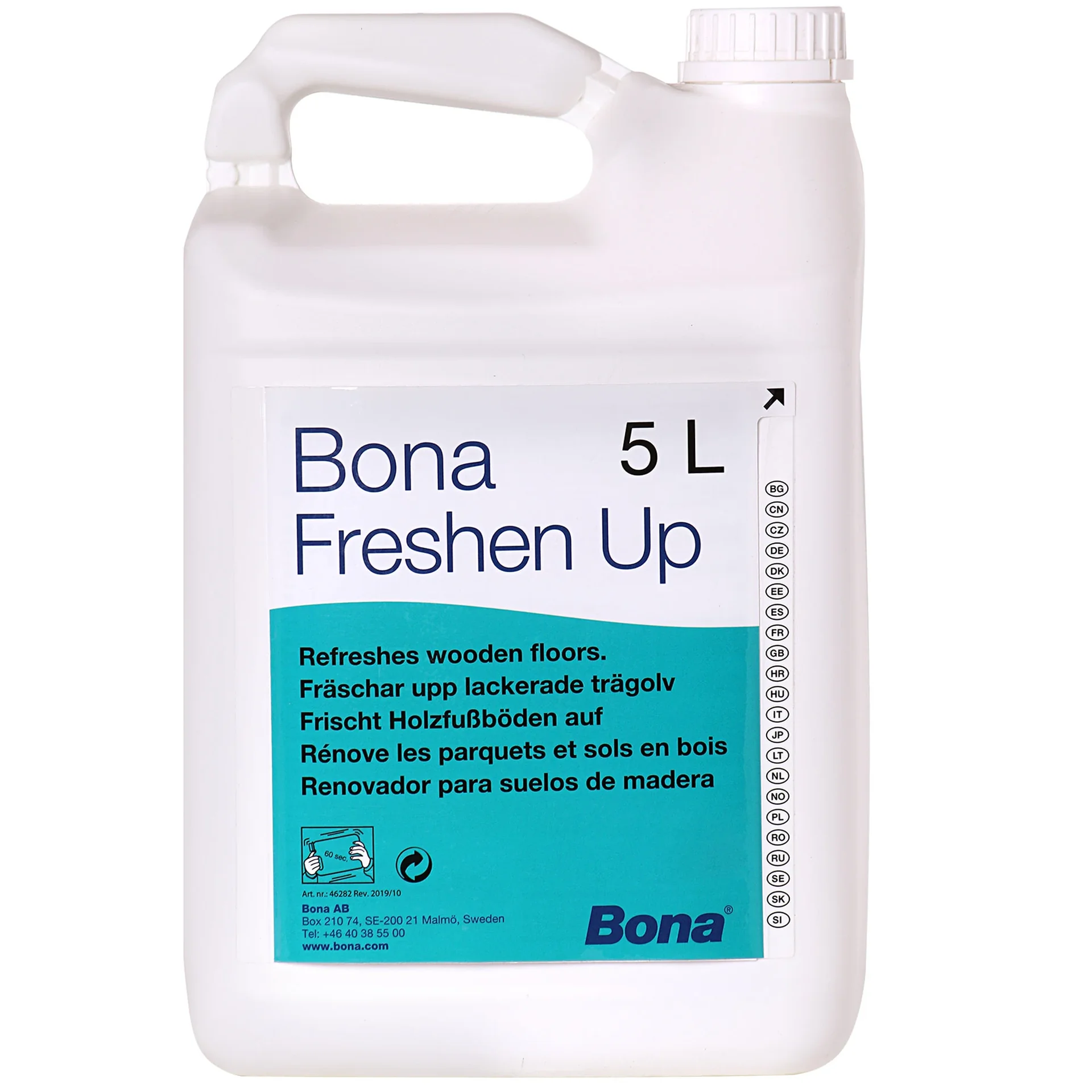 "Wood Floor Cleaner, Wax Free Floor Finish, 5 Liter Floor Restorer image"